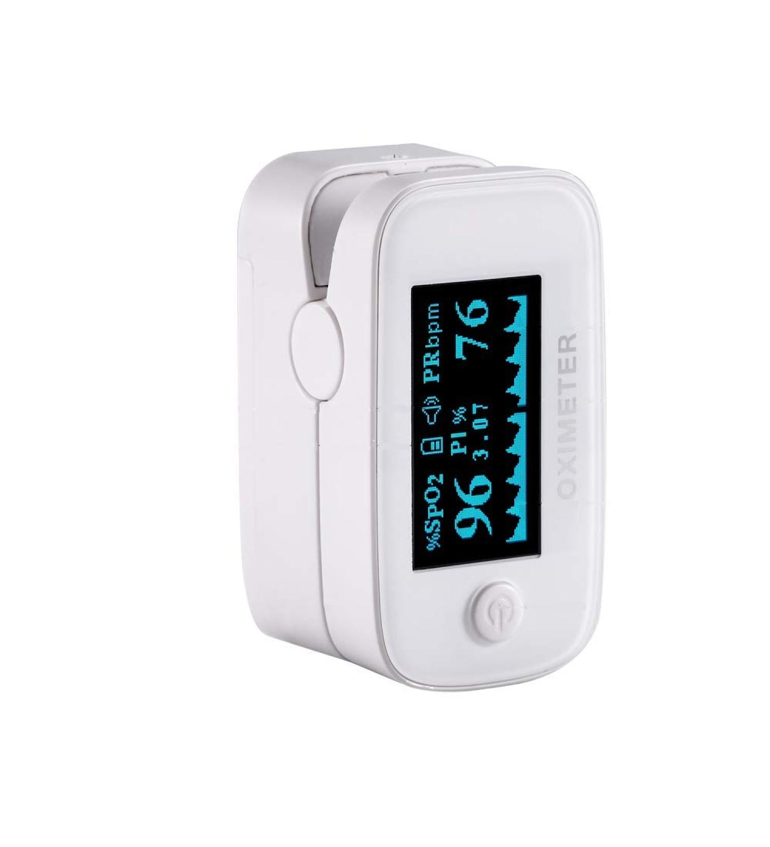 Dogro Pulse Oximeter - Accurate Finger Saturation Meter for Adults & Children | OLED Display for Blood Oxygen Heart Rate & Perfusion Index - Buy Online on GoSupps.com