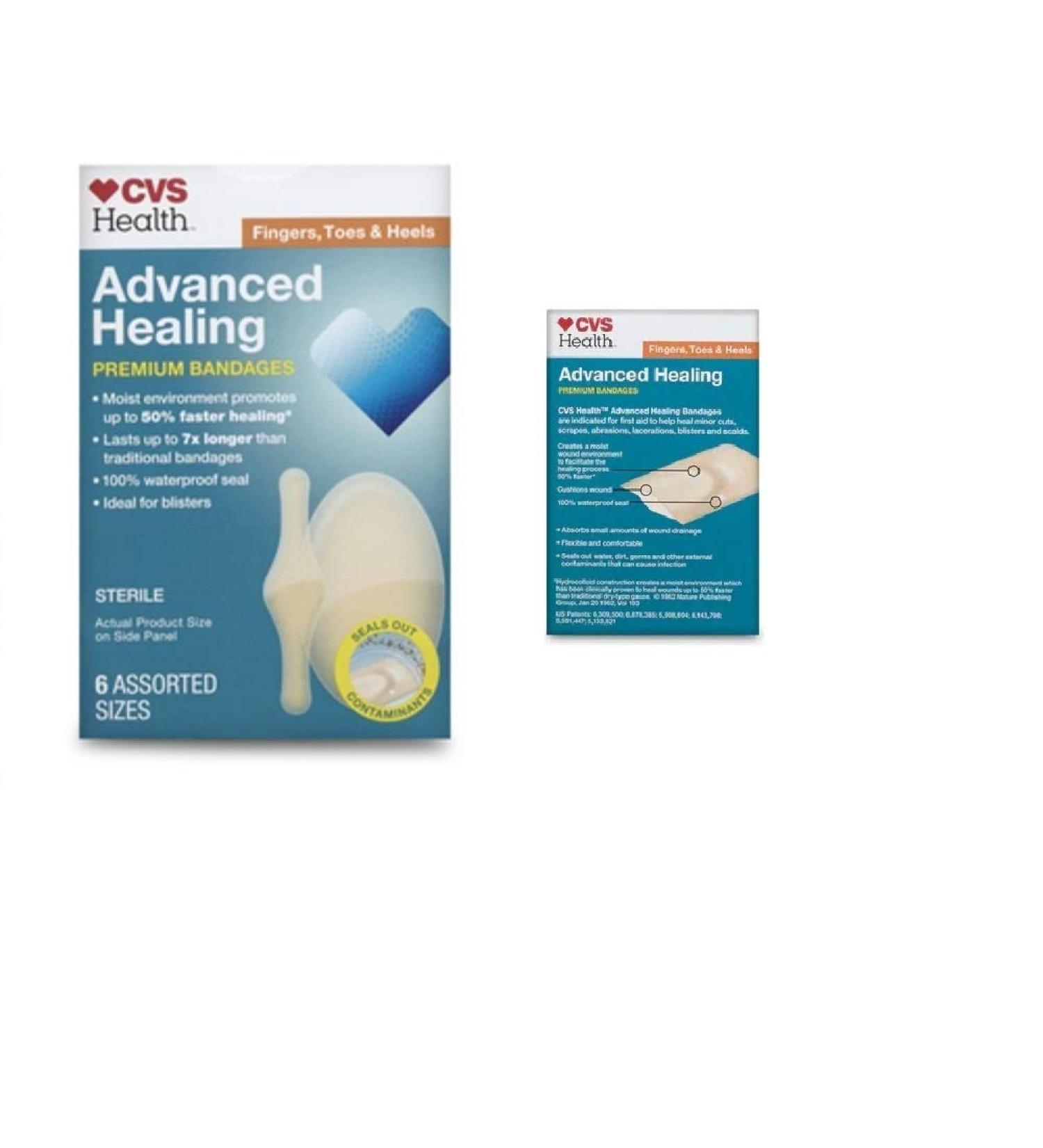 CVS Health Advanced Healing Hydrocolloid Bandages (Fingers Toes & Heels)