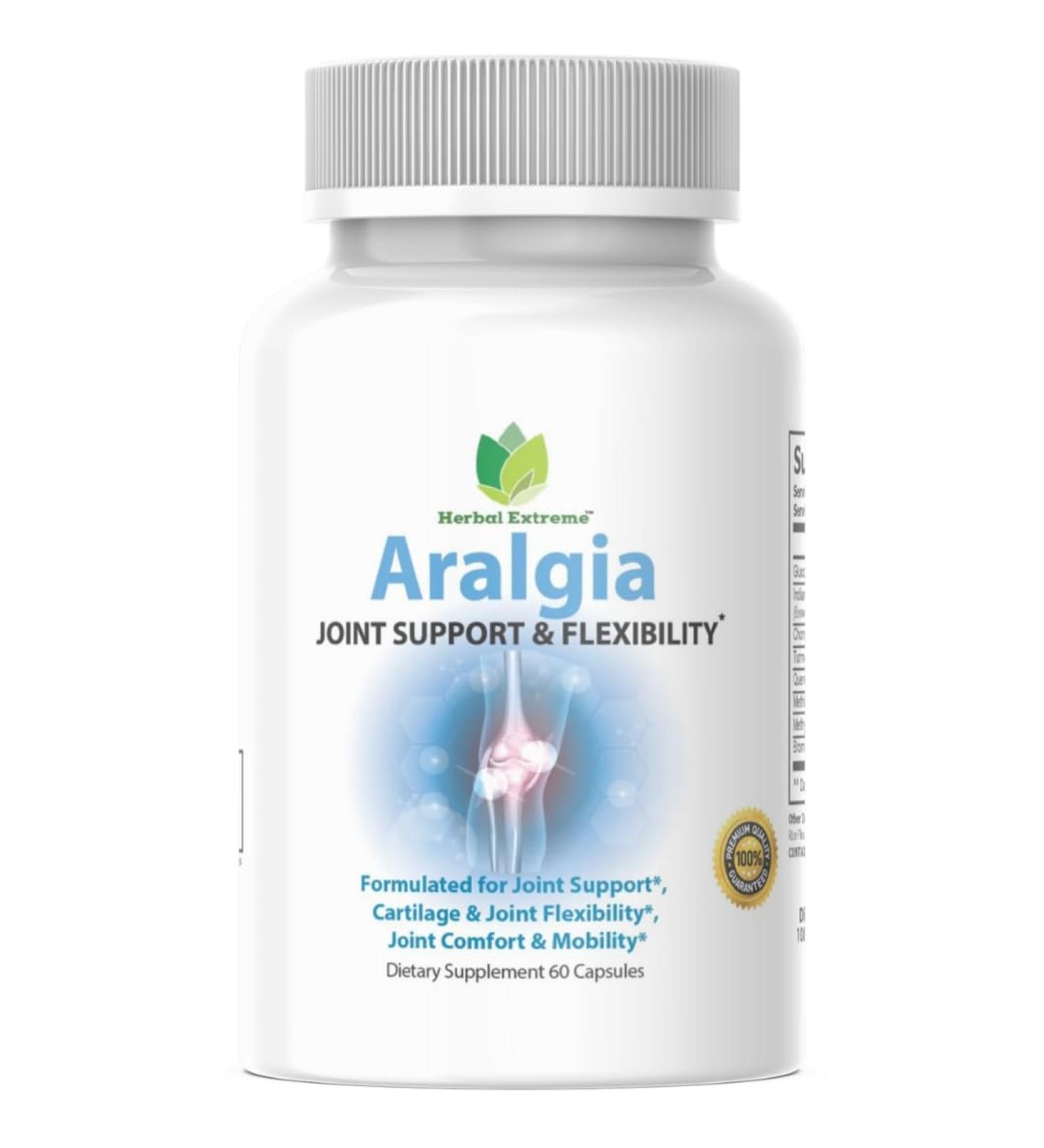 Herbal Extreme Aralgia Joint Support Supplement 60 Capsules.