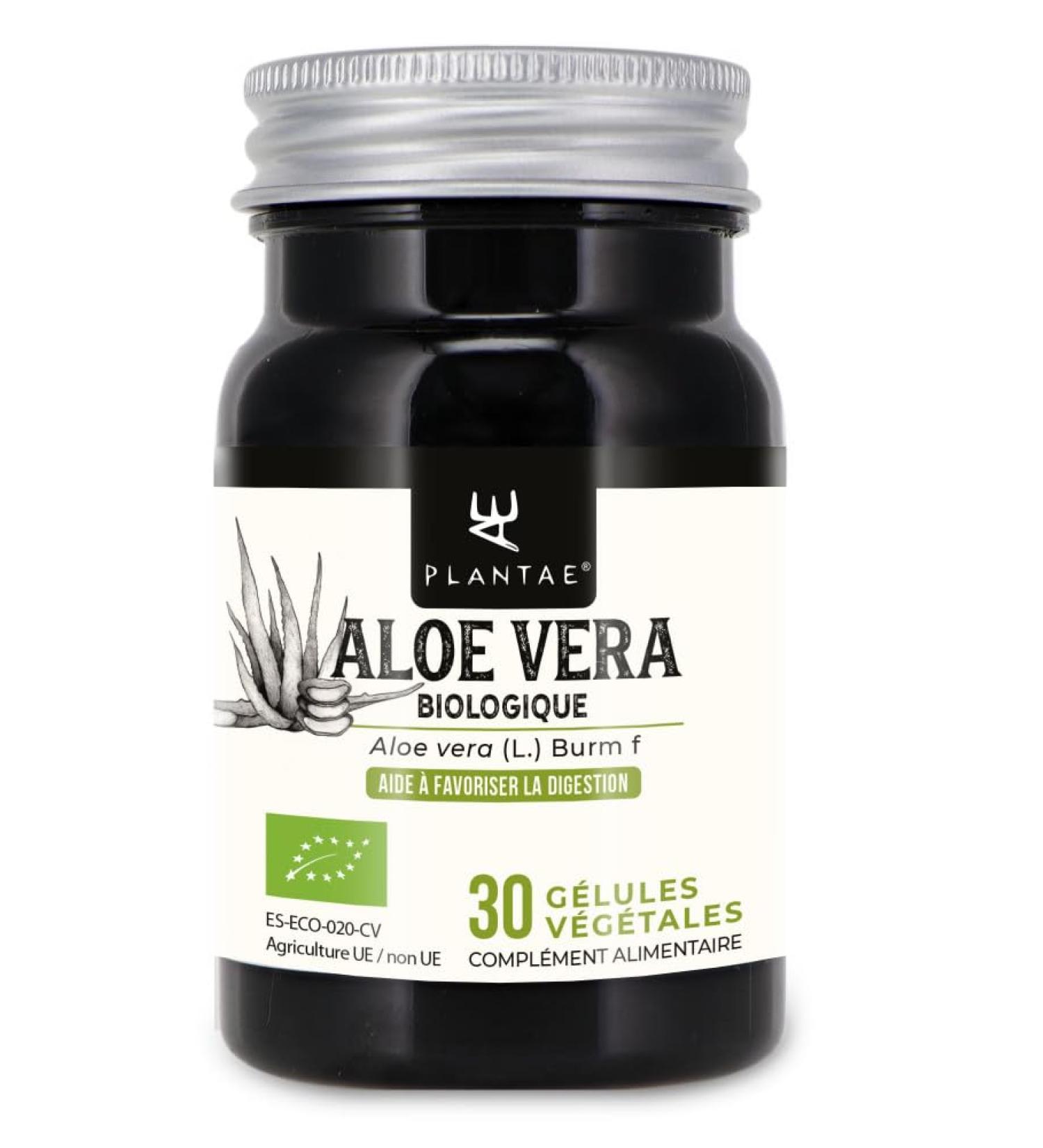 Aloe Vera Eco * Plantae * 30 Vegetable Capsules * Aloe Vera Leaf Concentrate * Digestion + Immune System