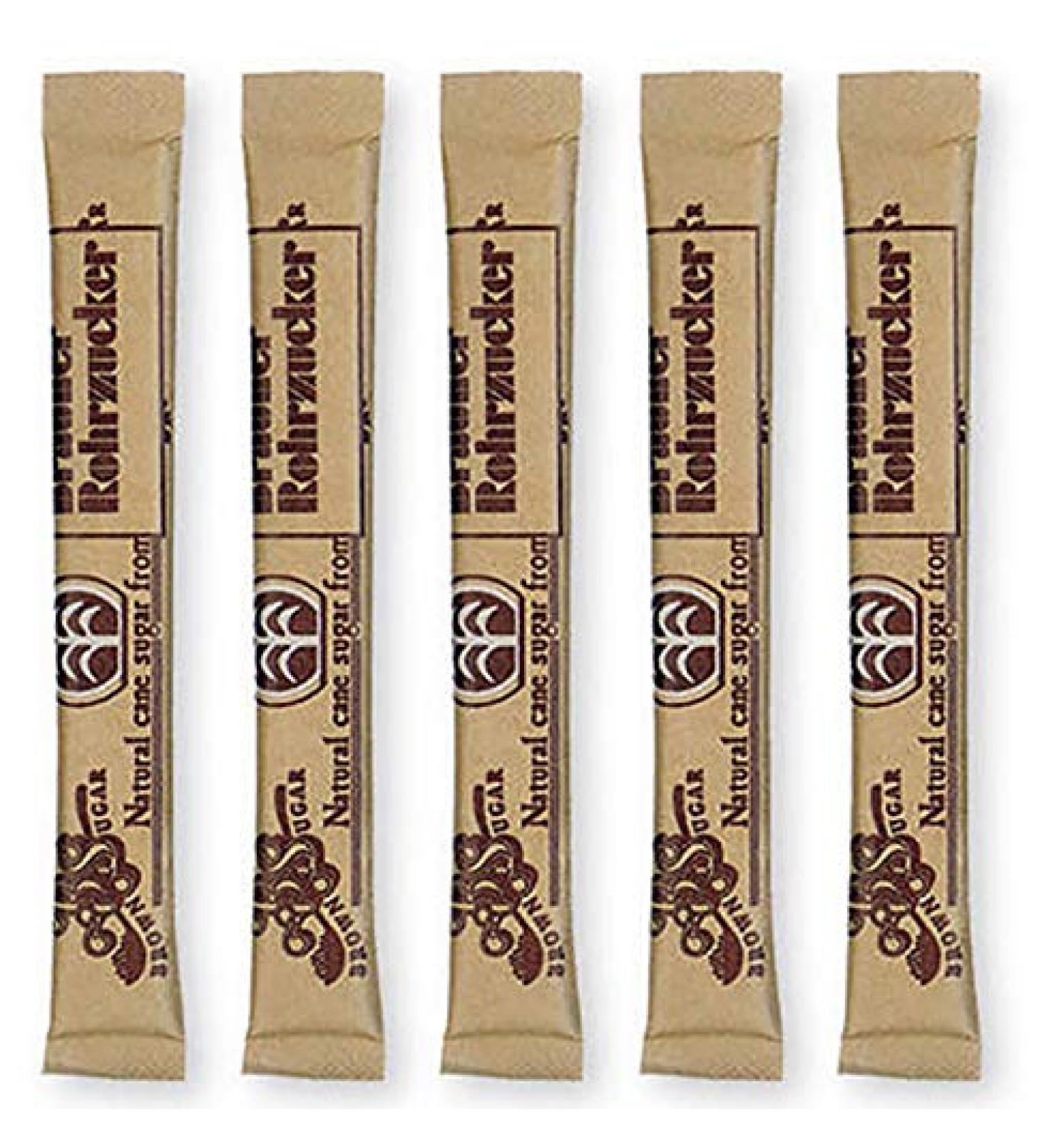 Buy FIVE O CLOCK Sugar Sticks 500 Sticks of 4g Brown Cane Sugar | Premium Quality International Shipping - Buy Online on GoSupps.com