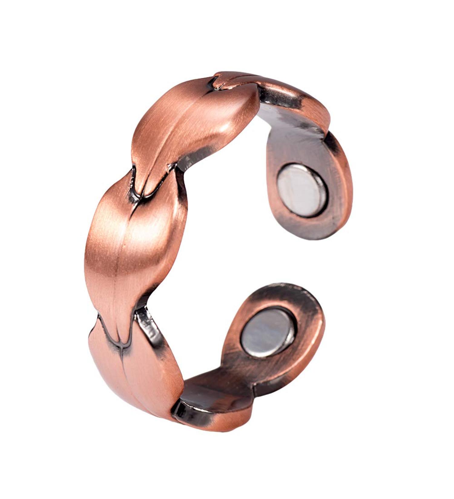 Wollet Magnetic Copper Ring for Arthritis - Adjustable Health Ring for Women & Men (CPR-0938) - Buy Online on GoSupps.com