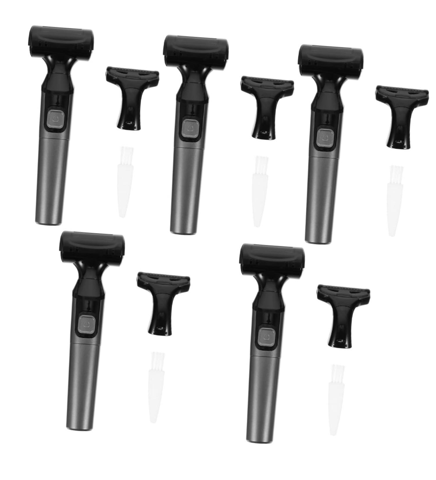 FRCOLOR 2-in-1 Electric Depilator & Shaver - 5pcs Hair Remover for Men | Body & Face Grooming - Buy Online on GoSupps.com