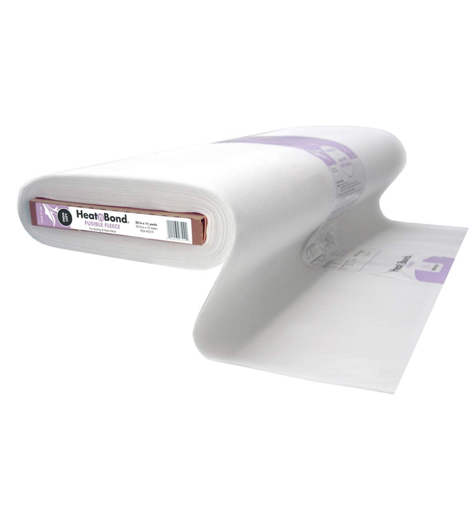 HeatnBond Fusible Fleece Iron-On Interfacing - 20 x 11 Yards - Buy Online on GoSupps.com