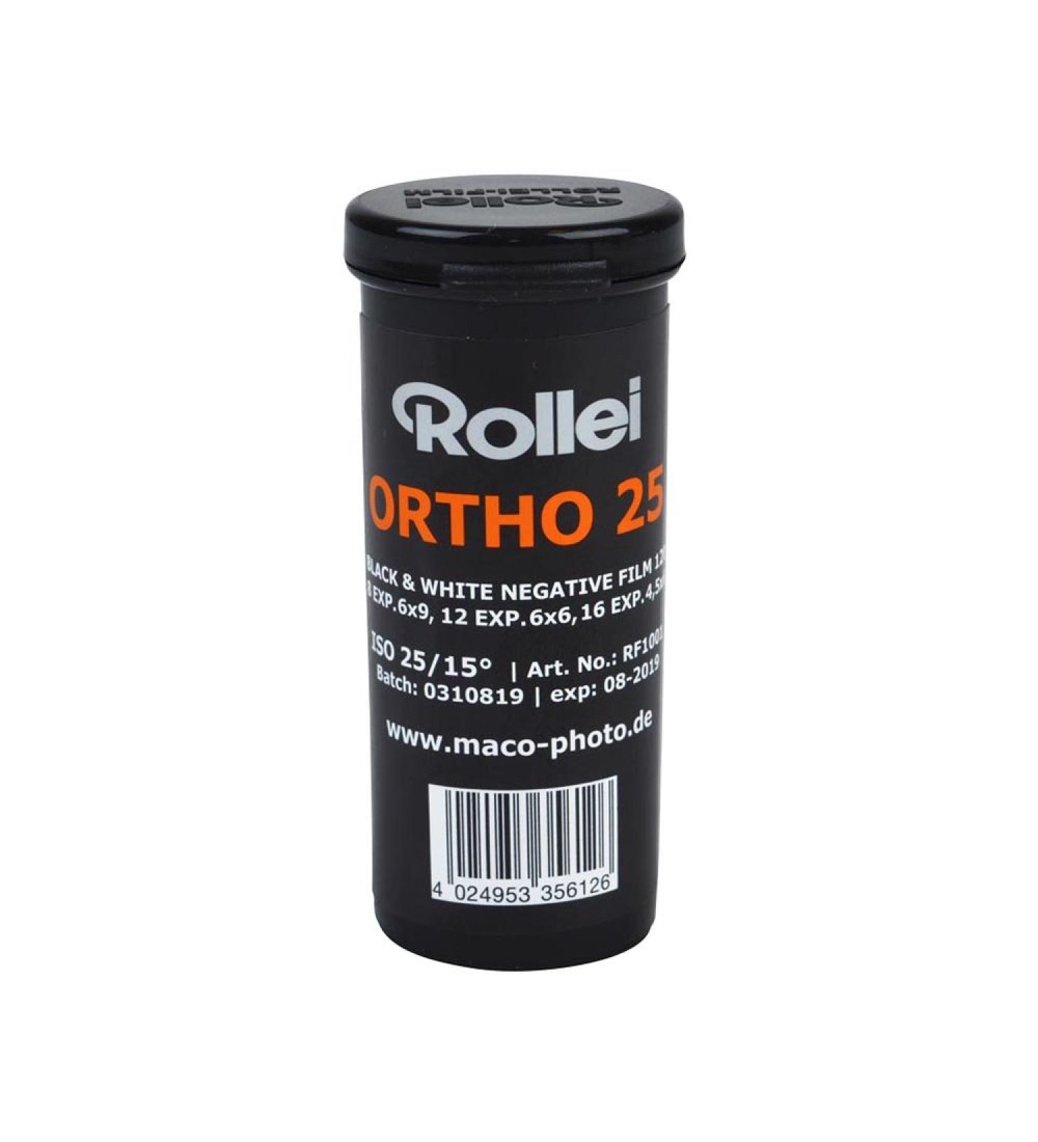 Rollei Film Accessories Ortho 25 ISO, 120 Size