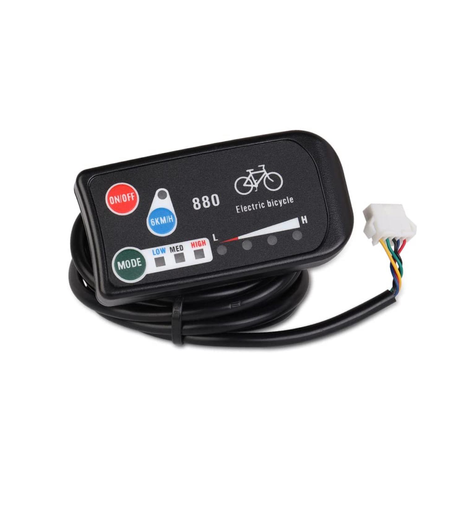 Vanki Ebike LED Display - Waterproof 24V 36V 48V Electric Bicycle Control Panel - Buy Online on GoSupps.com