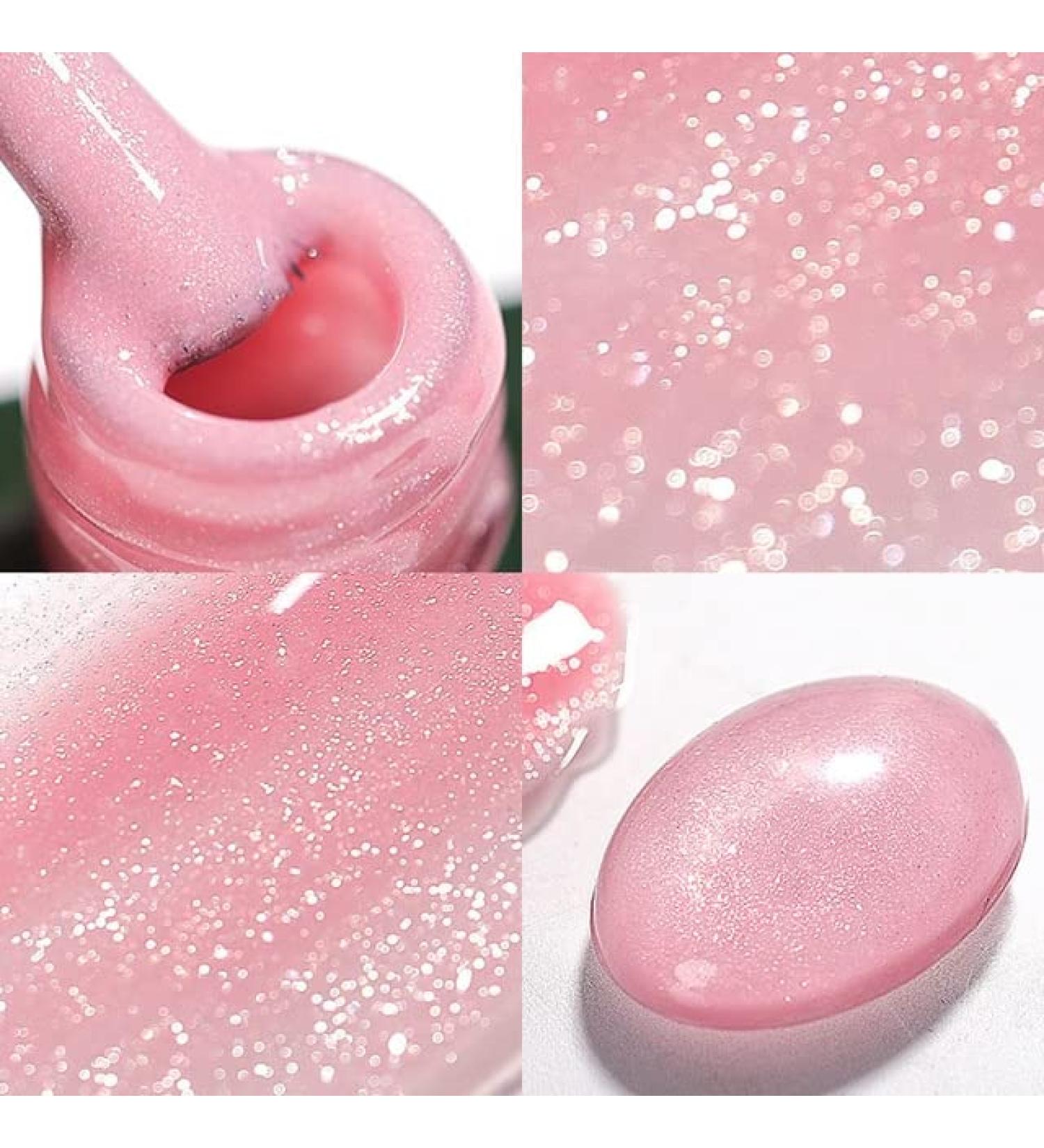 15ml Glitter Rubber Base Gel Aurora Chameleon Pink Gold Flakes Varnish Soak Off Semi Permanent UV Gels Polish Nail Art Manicure| | - - (Color: 1 Style A) 1 / Style a - Buy Online on GoSupps.com
