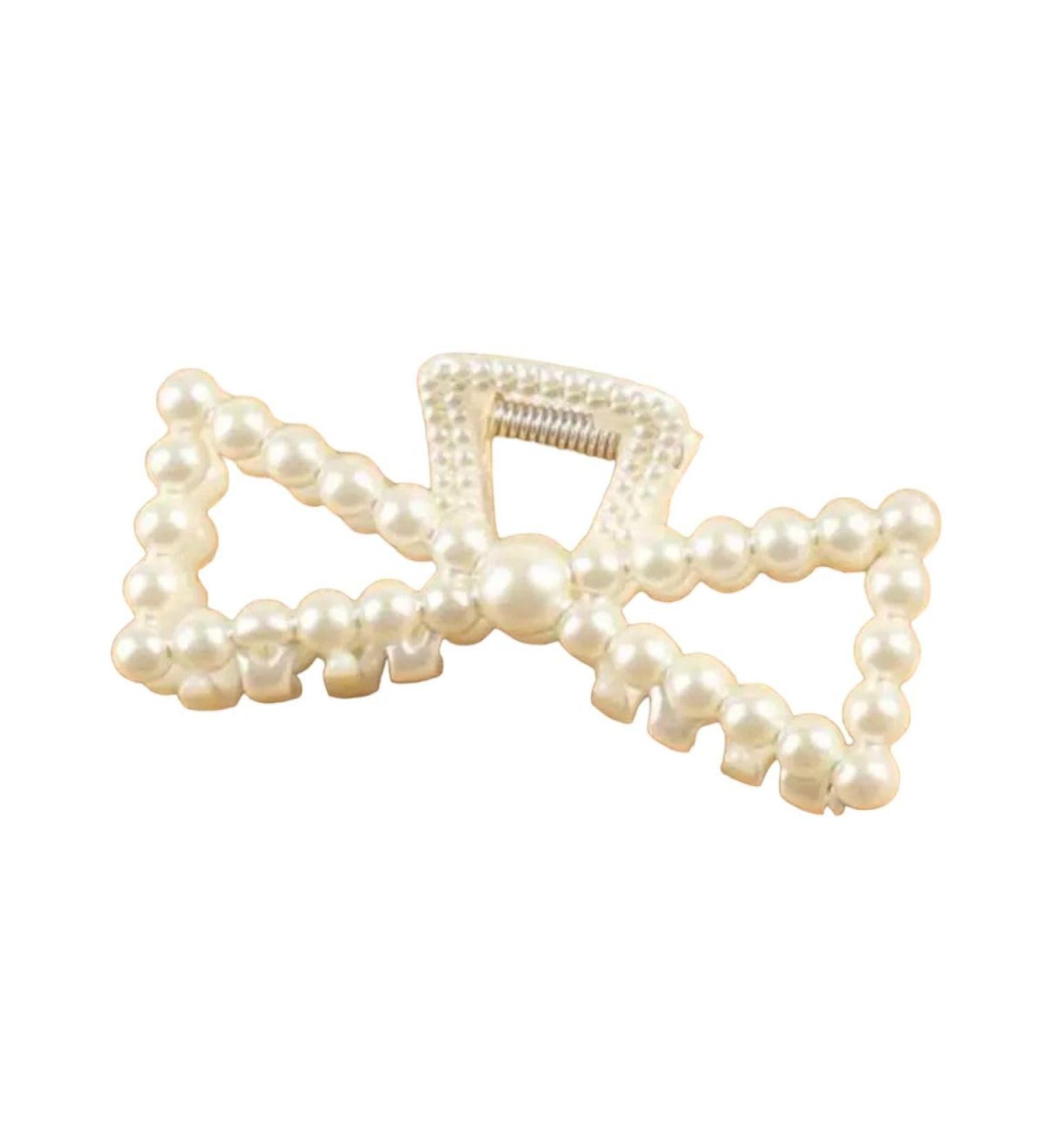 New 2025 Luxury Trendy Big Pearls Acrylic Hair Claw Clips Round Pearl Makeup Hair Styling Barrettes For Women Hair Accessories Jewelry Fashion Accessories Creative Gift - Buy Online on GoSupps.com