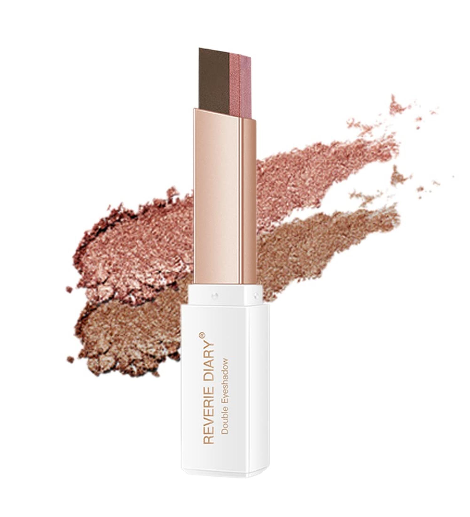 REVERIE DIARY Dual Color Eyeshadow Stick & Eyeliner Pen - Waterproof Glitter Gradient Cream Shadow, Highlighter Eye Liner for Makeup (Expresso/Brown 9) - Buy Online on GoSupps.com