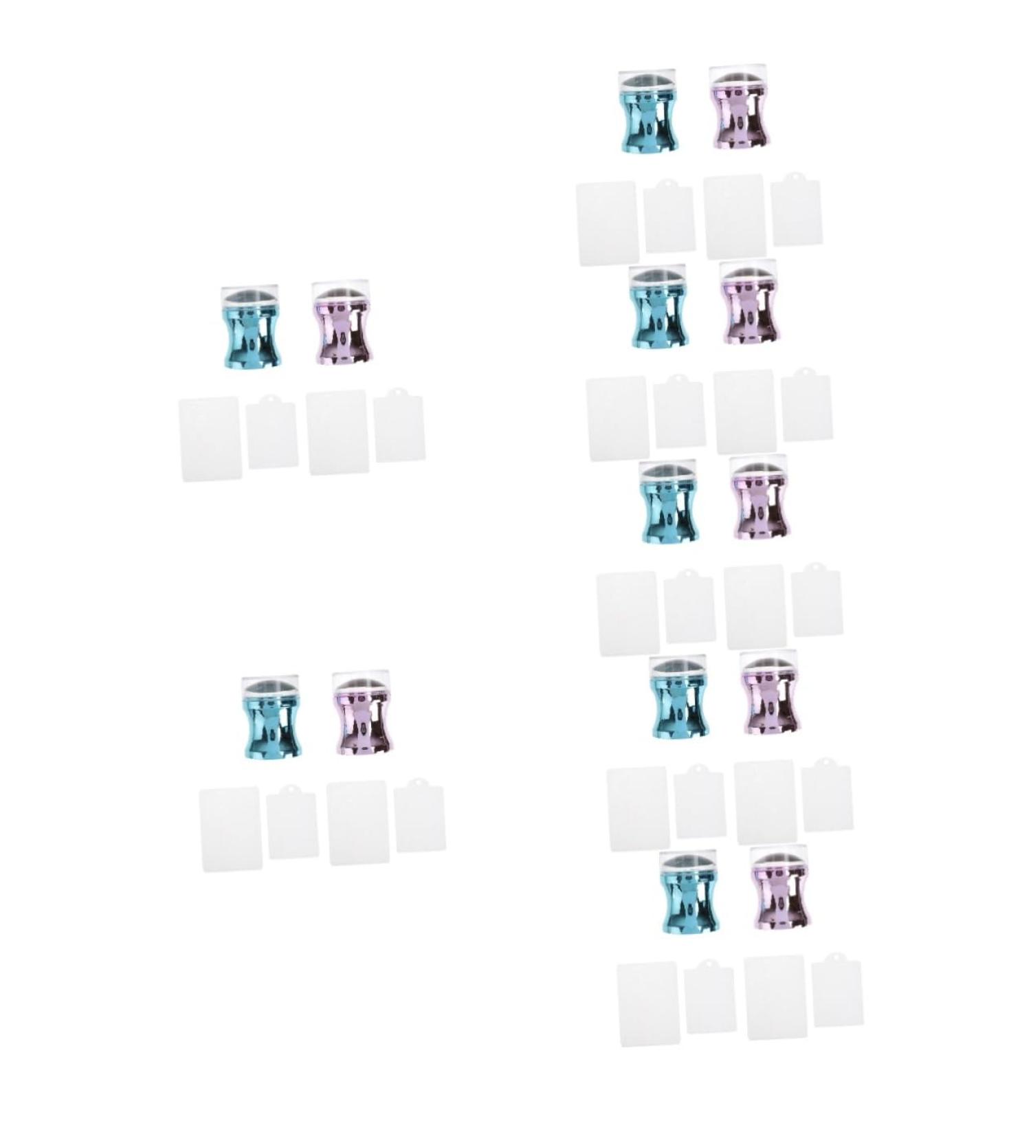 DOITOOL 7 Sets Nail Stamp Gel Nail Polish Nail Polish Stamper Nail Kit for De Manicura Nail Art Stencils Nail Scraping Nail Scraper Large Silica Gel Accessories - Buy Online on GoSupps.com