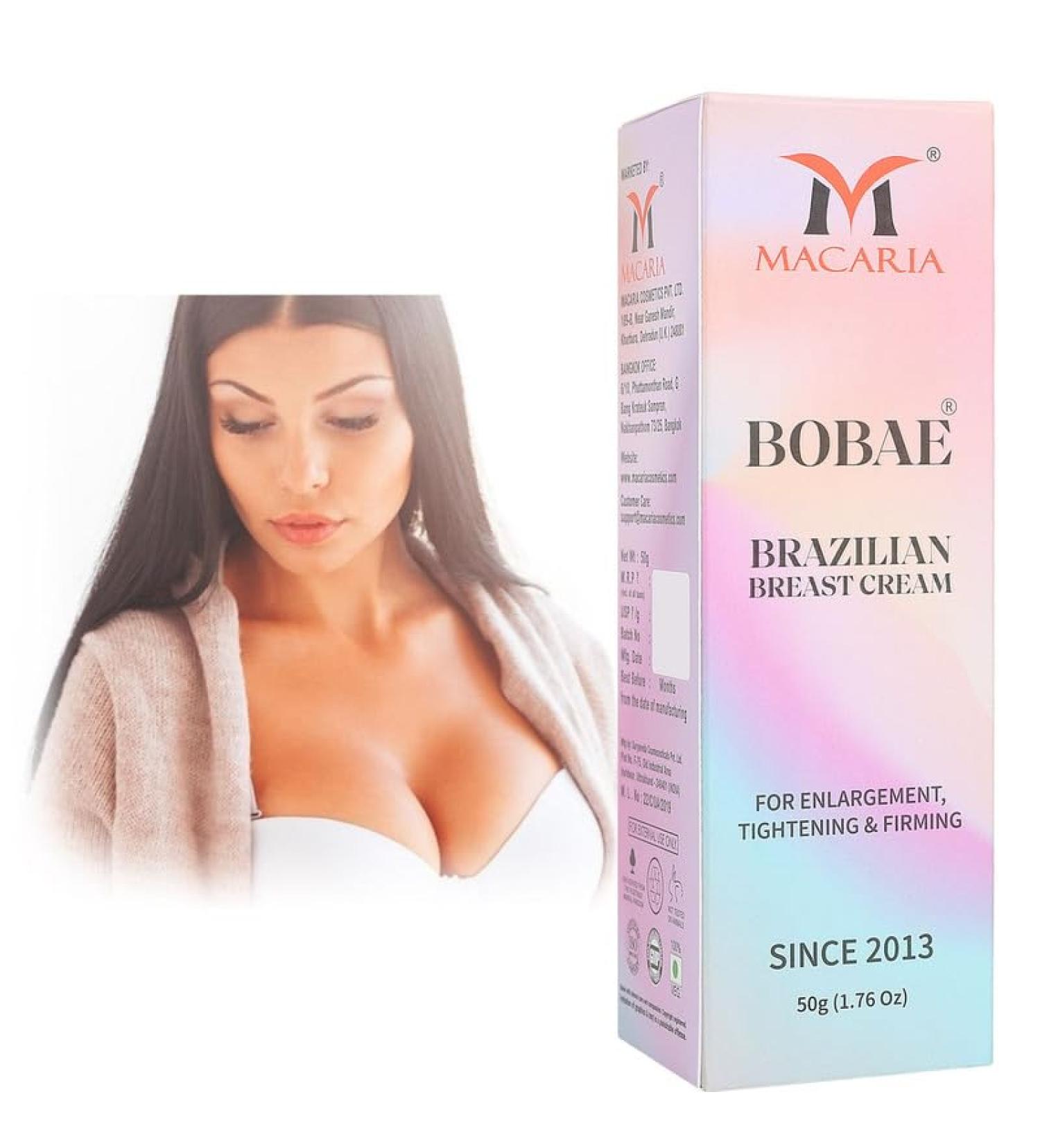 MACARIA Breast Enhancement Cream - Natural Enlargement Spray for Bigger Firmer Breasts - Buy Online on GoSupps.com