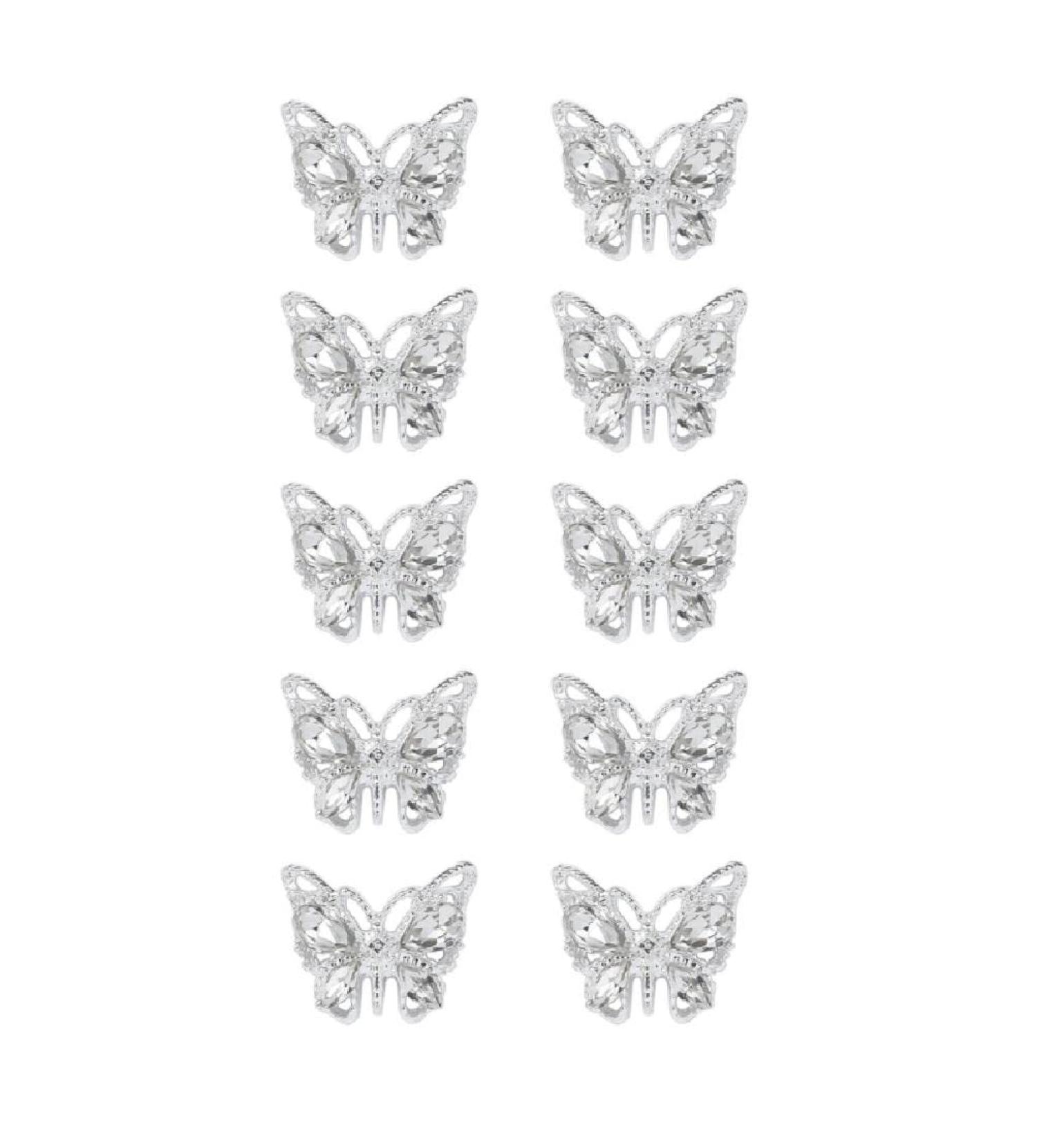 Crystal Gold Silver Jewelry Art Decoration DIY Rhinestones Parts 3D Decorations - Buy Online on GoSupps.com