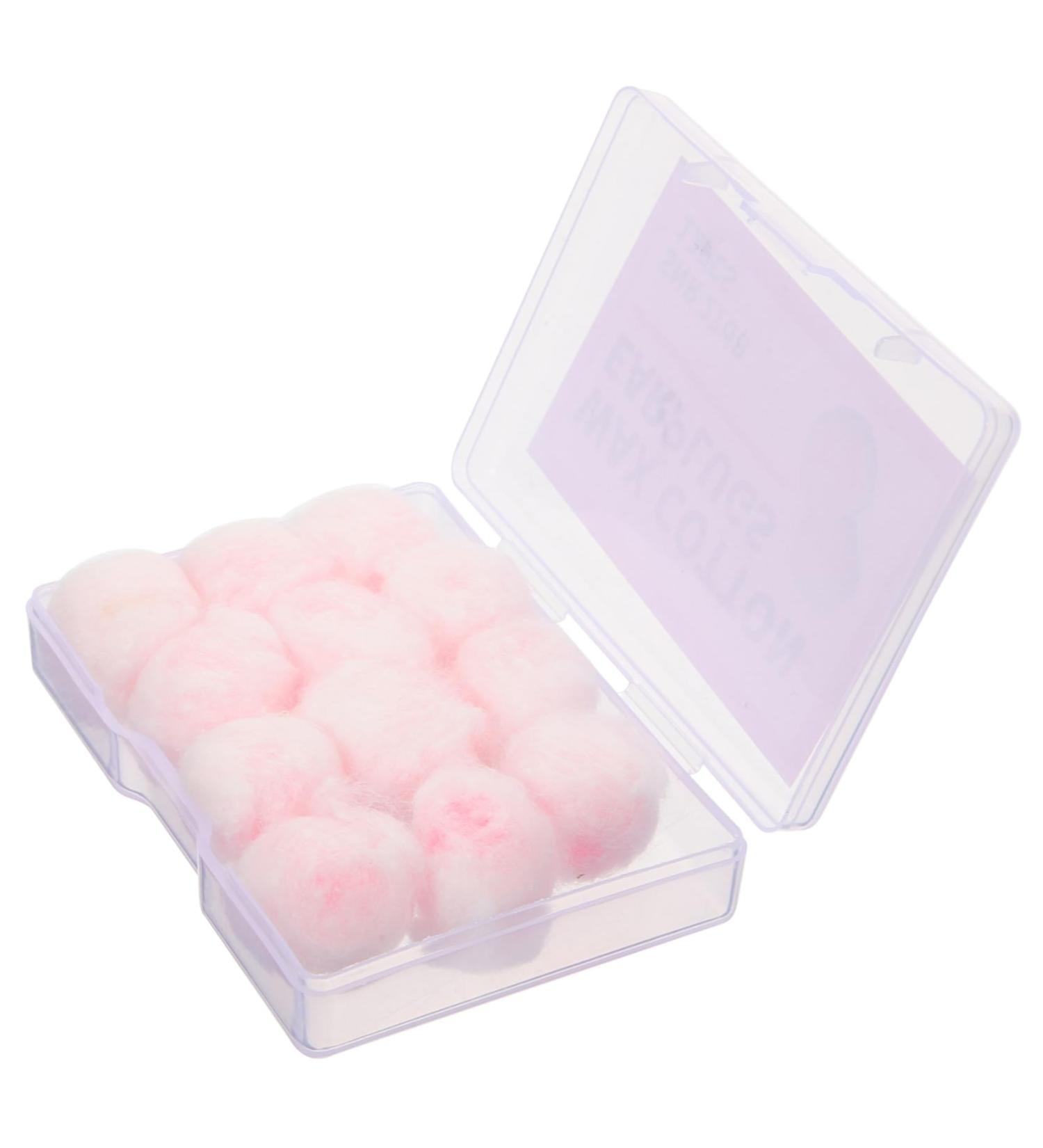 ULTECHNOVO 12pcs Wax Cotton Earbuds - Noise Cancelling Sleep Ear Protection Invisible & Comfortable Earplugs for Work & Travel - Buy Online on GoSupps.com
