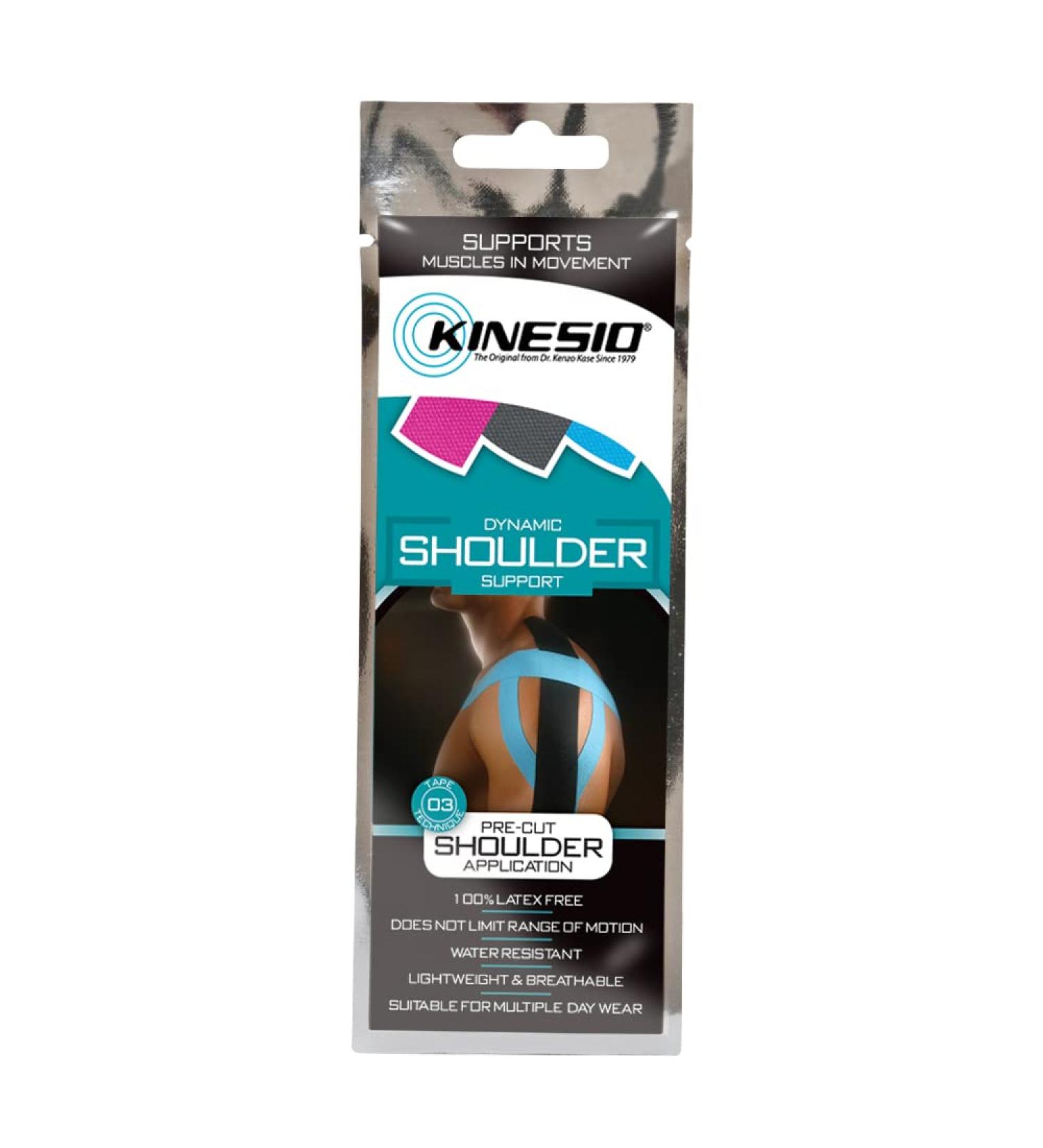 Kinesio Pre-Cut Shoulder Tape - Easy Application for Shoulder Pain Relief - Buy Online on GoSupps.com