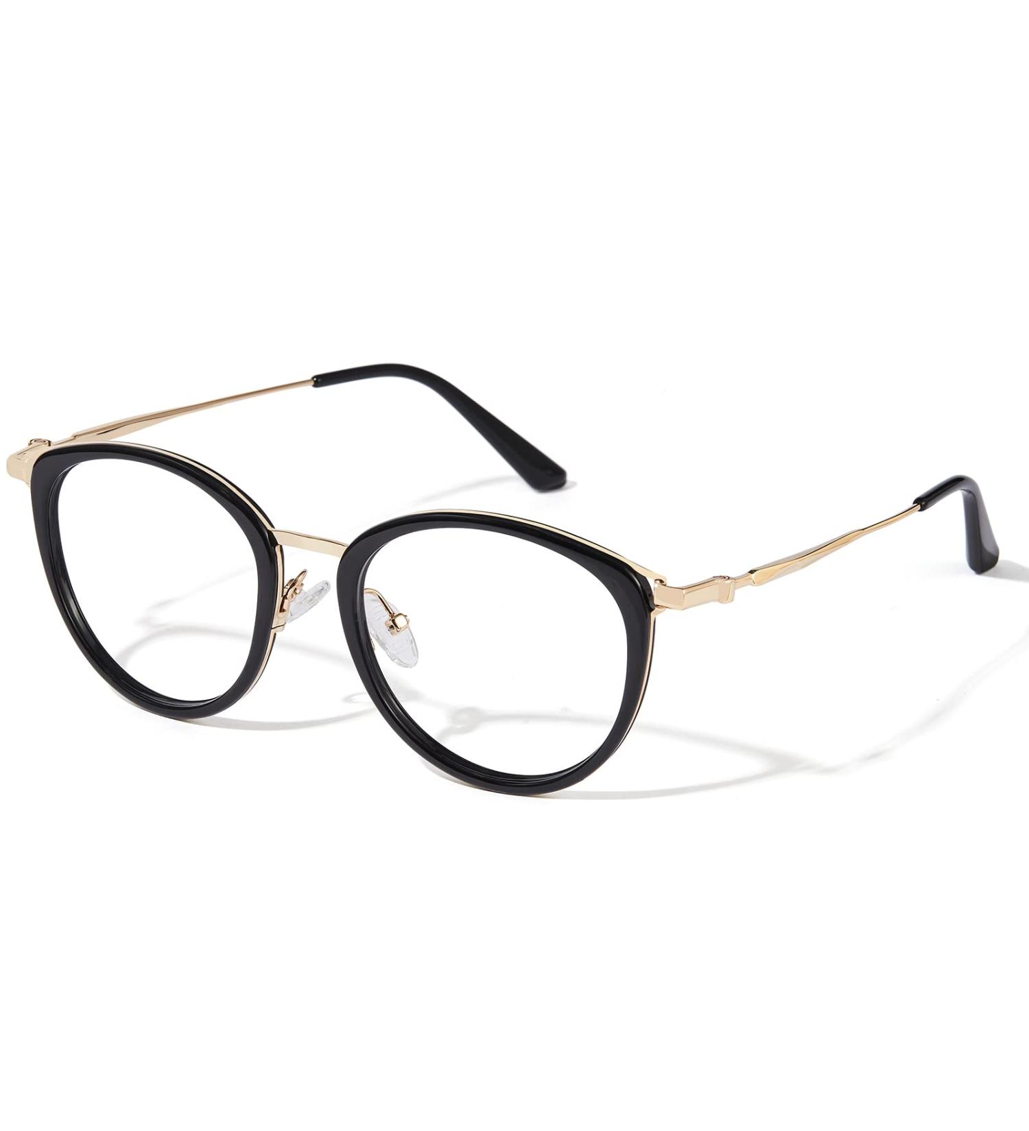 Cyxus Blue Light Filter Glasses for Men & Women - Stylish Black & Gold Gaming Glasses for PC TV & Tablet - Buy Online on GoSupps.com