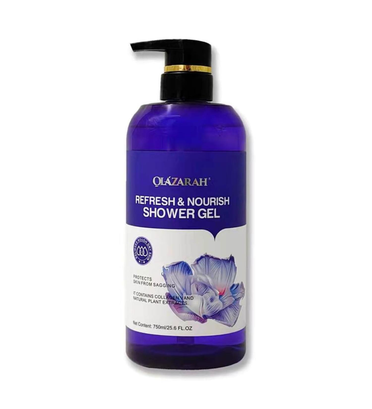 Collagen-Infused Nourishing Shower Gel with Lavender & Natural Extracts - Firming Cleansing Formula 25 fl. oz - International Shipping Available - Buy Online on GoSupps.com