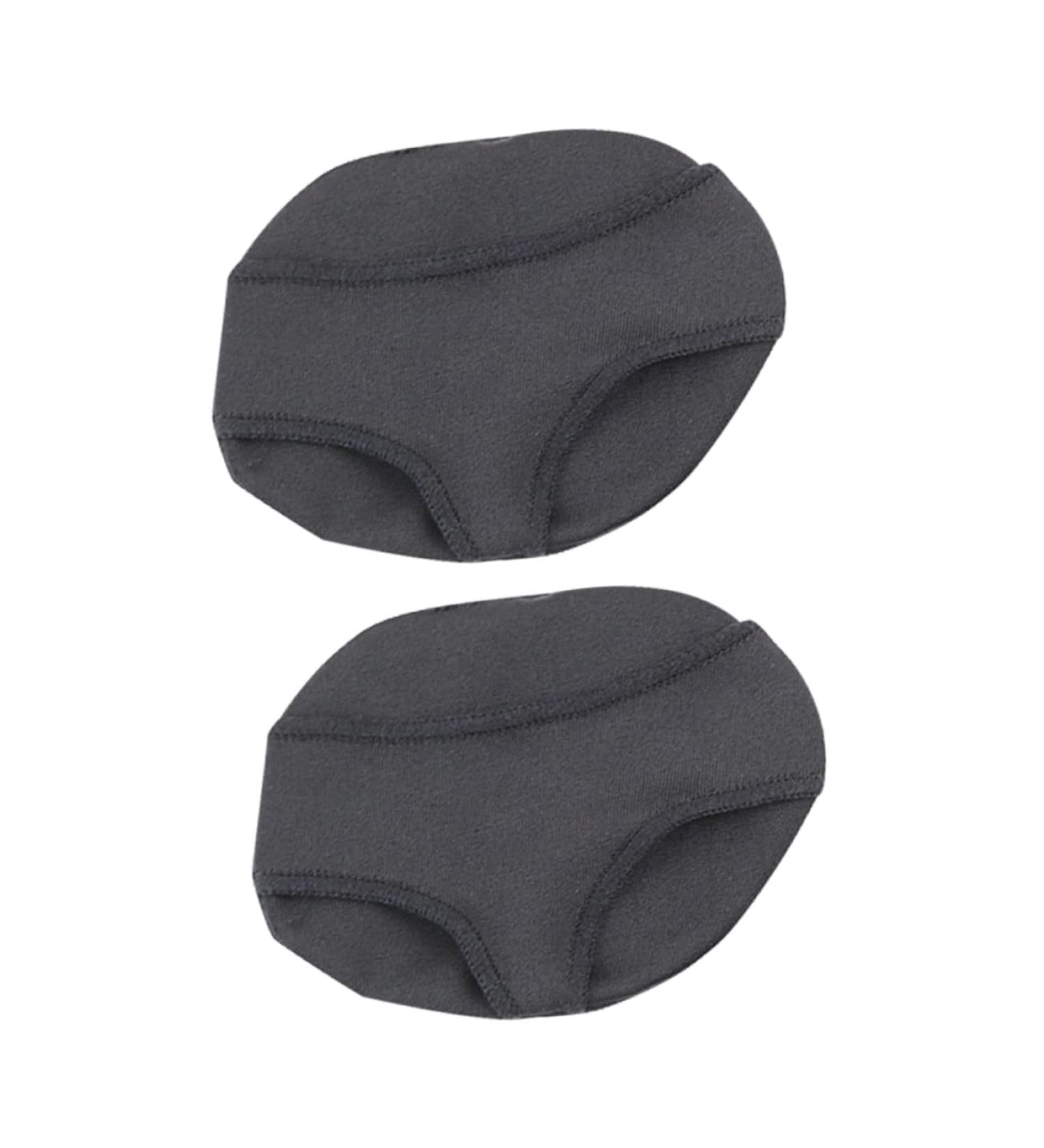 Lurrose Hallux Valgus Sleeve Shoe Pads for High Heels - Metatarsalgia Insoles and Heel Cushioning Pads - Bunion Toe Brace and Toe Straightener for Women - 2pcs, Black Thicken, 9.2x6.5cm - Buy Online on GoSupps.com