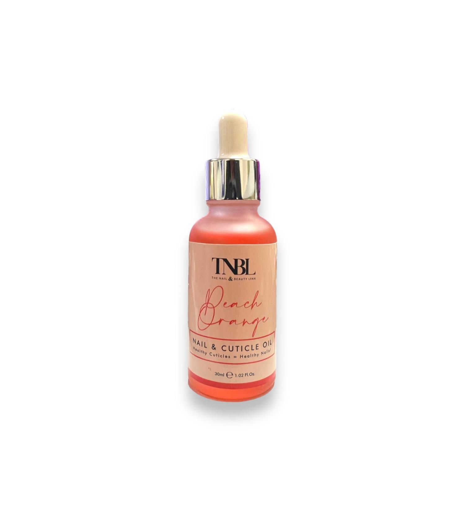 TNBL Peach Orange Nail & Cuticle Oil 30ml - Nourishing Dropper for Healthy Nails - Buy Online on GoSupps.com