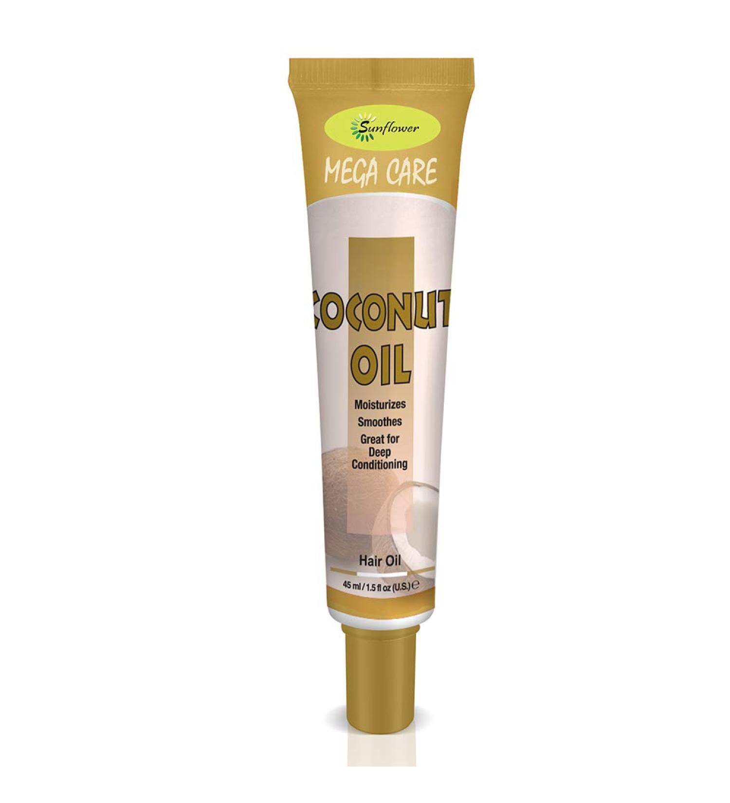 Difeel Mega Care Coconut Oil Hair Oil 1.4 oz (6-Pack) - Buy Online on GoSupps.com