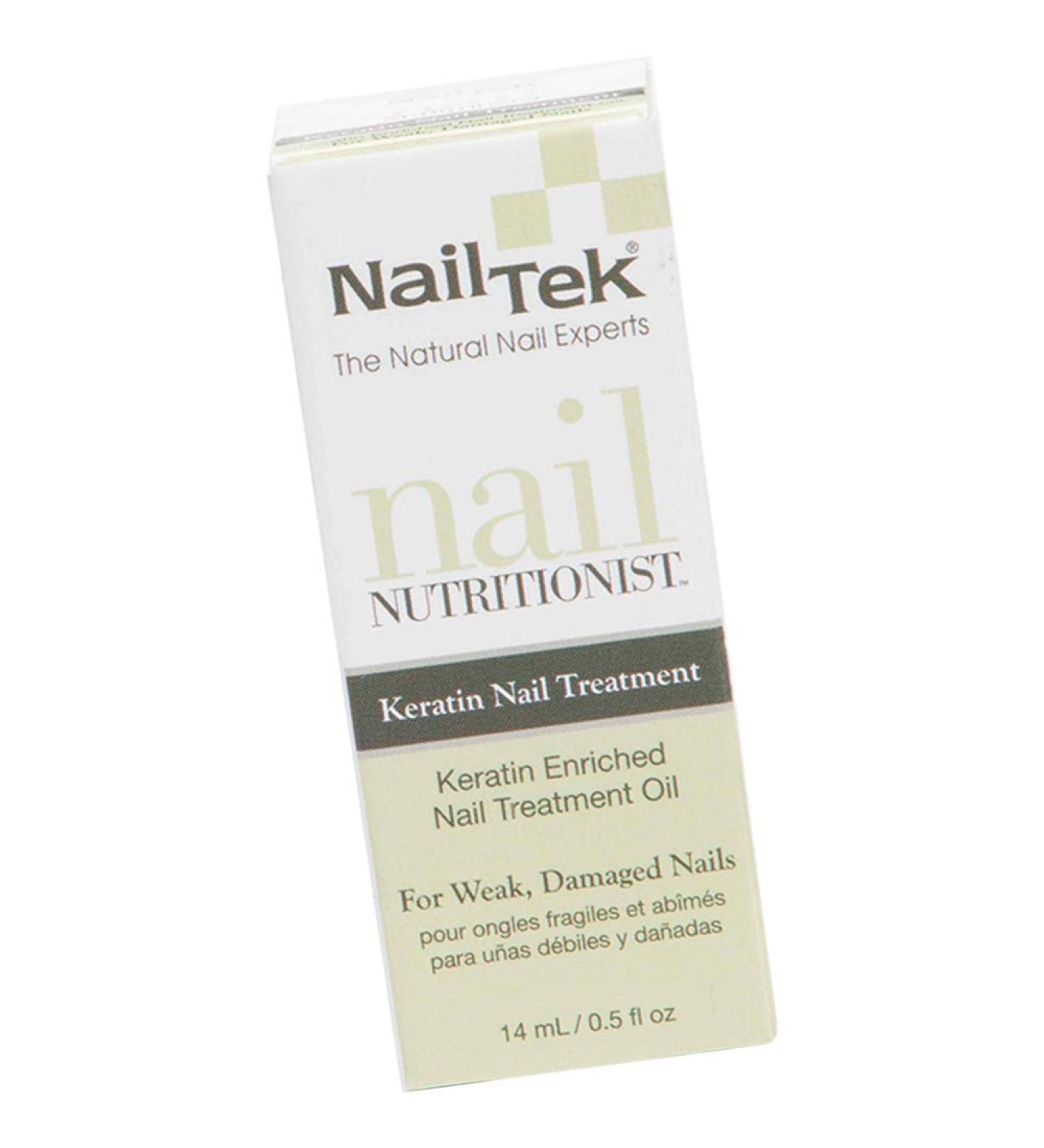 Nail Tek Nail Nutritionist Keratin Enriched Nail Treatment Oil 0.5 oz - Strengthens Weak Nails, Repairs Damage - 1-Pack - Buy Online on GoSupps.com