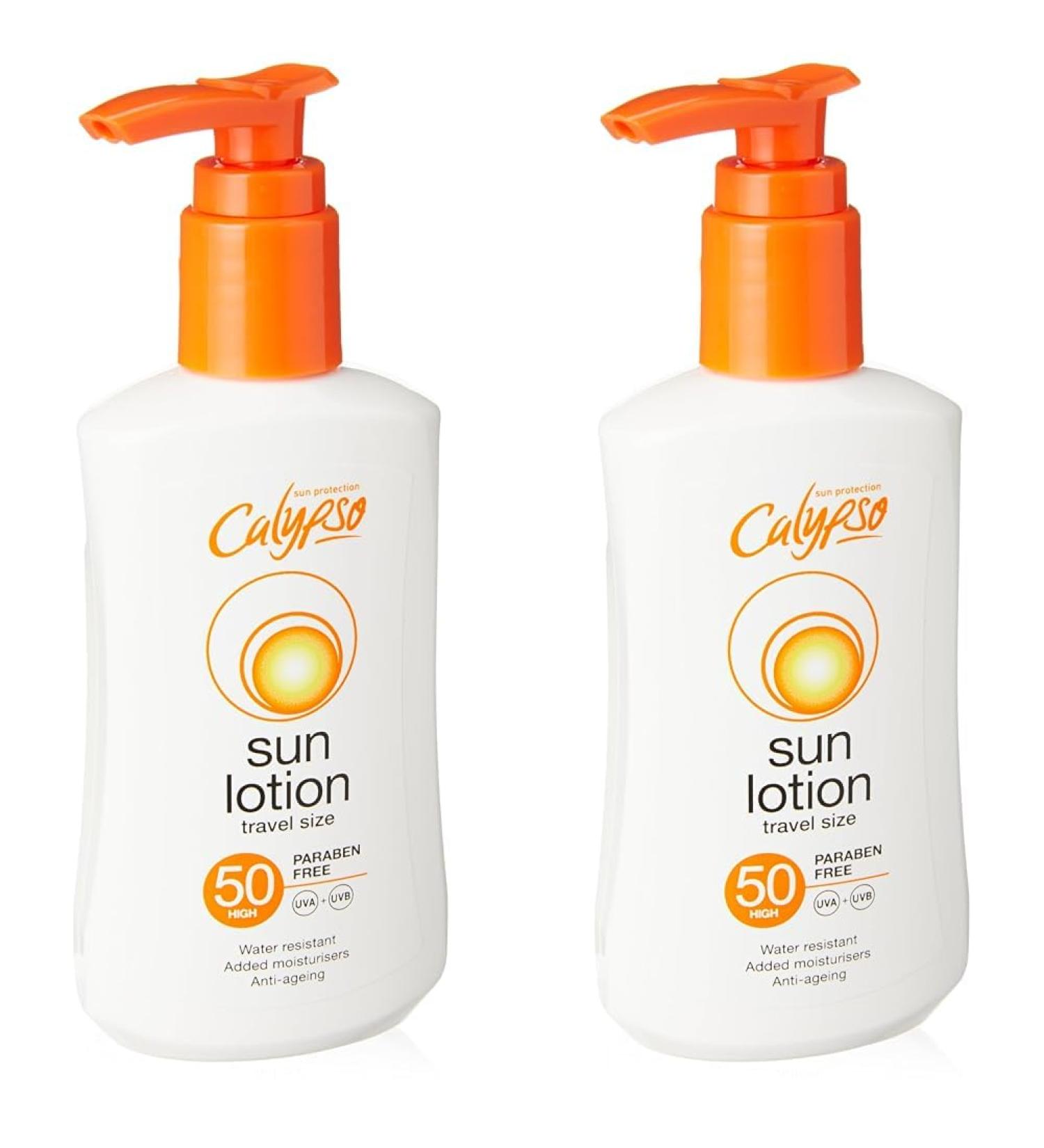 Calypso Sun Protection Lotion SPF50-100 ml (Pack of 2) - Buy Online on GoSupps.com