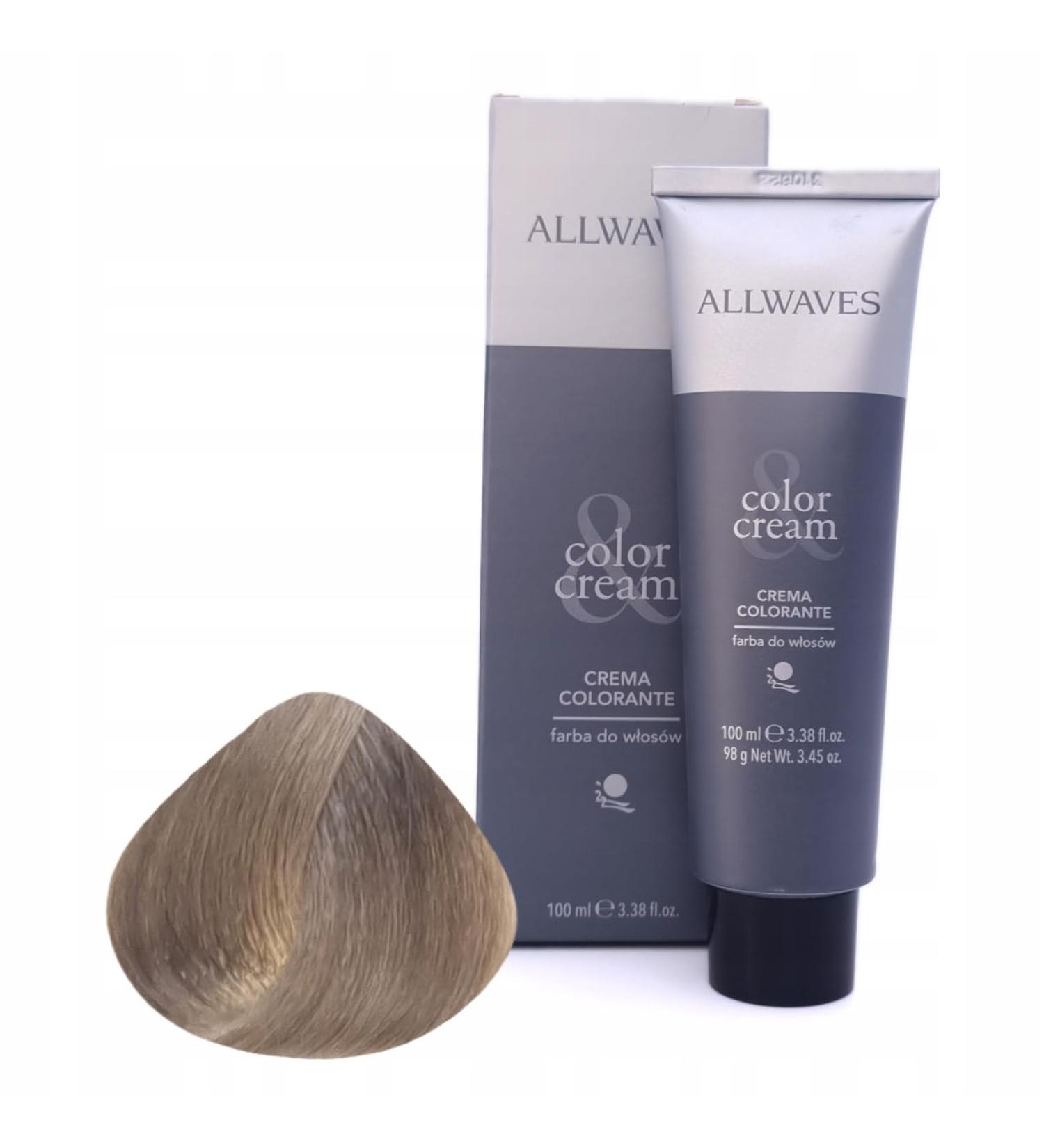 ALLWAVES ALLWAVES Professional Cream Color 8.1 Ash Light Blonde Hair Color 100 ml - Buy Online on GoSupps.com