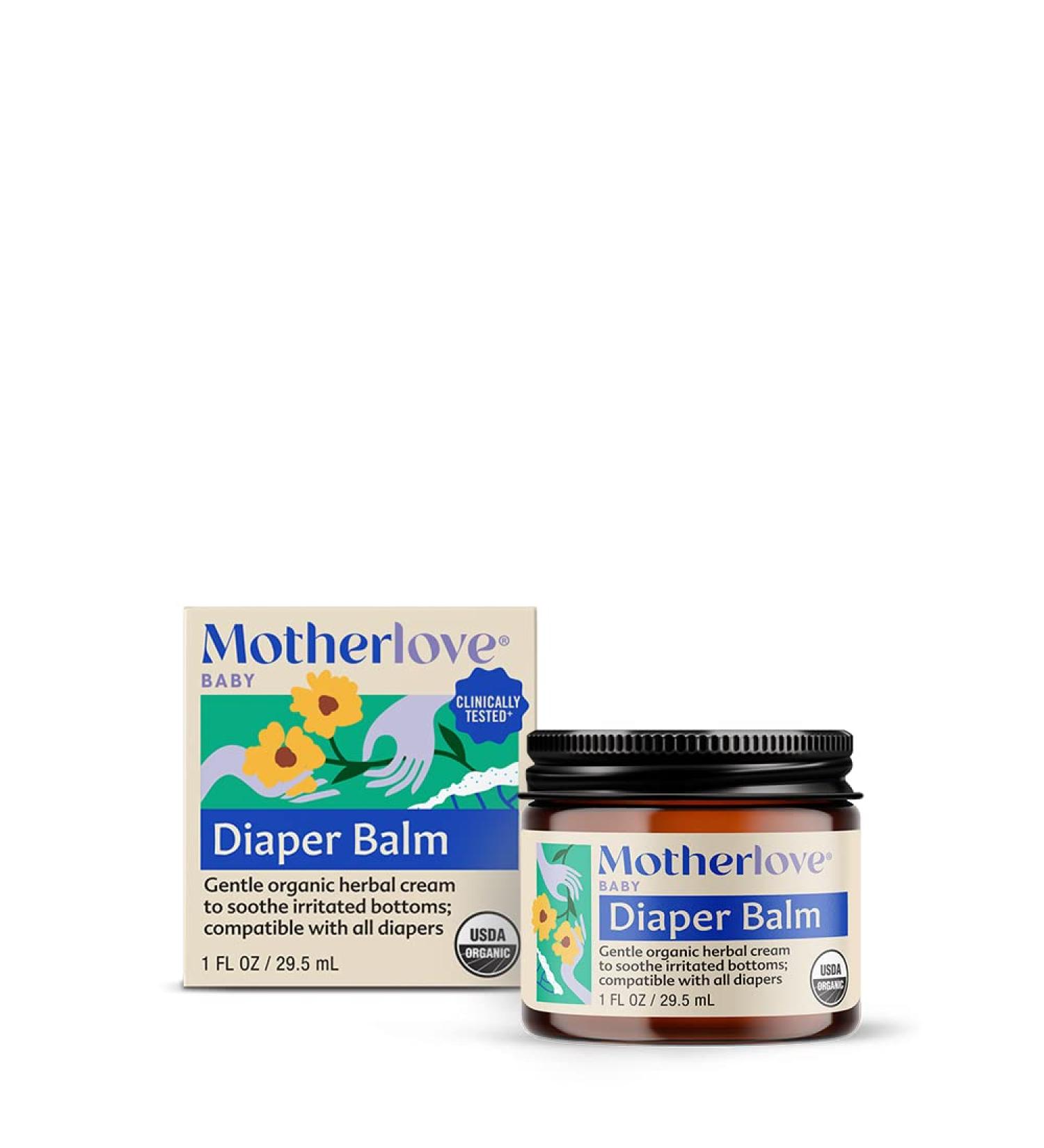 Motherlove Diaper Balm 1 oz - Natural Soothing Relief for Baby's Skin - Buy Online on GoSupps.com
