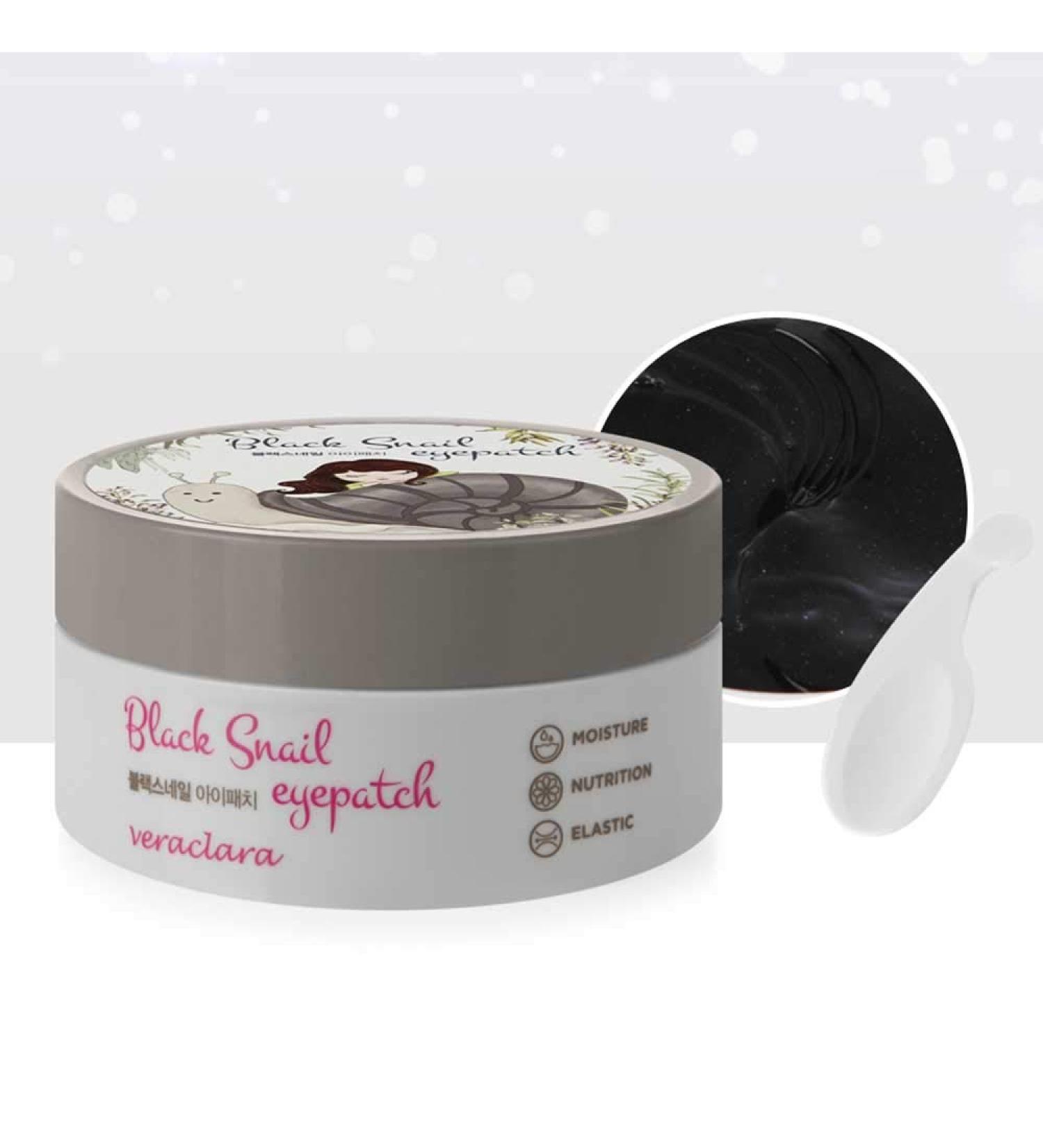 Black Snail Eye Gel Patches Moisturize & Reduce Wrinkle Elastic Skin with Gold and Collagen 30 Pairs - Buy Online on GoSupps.com