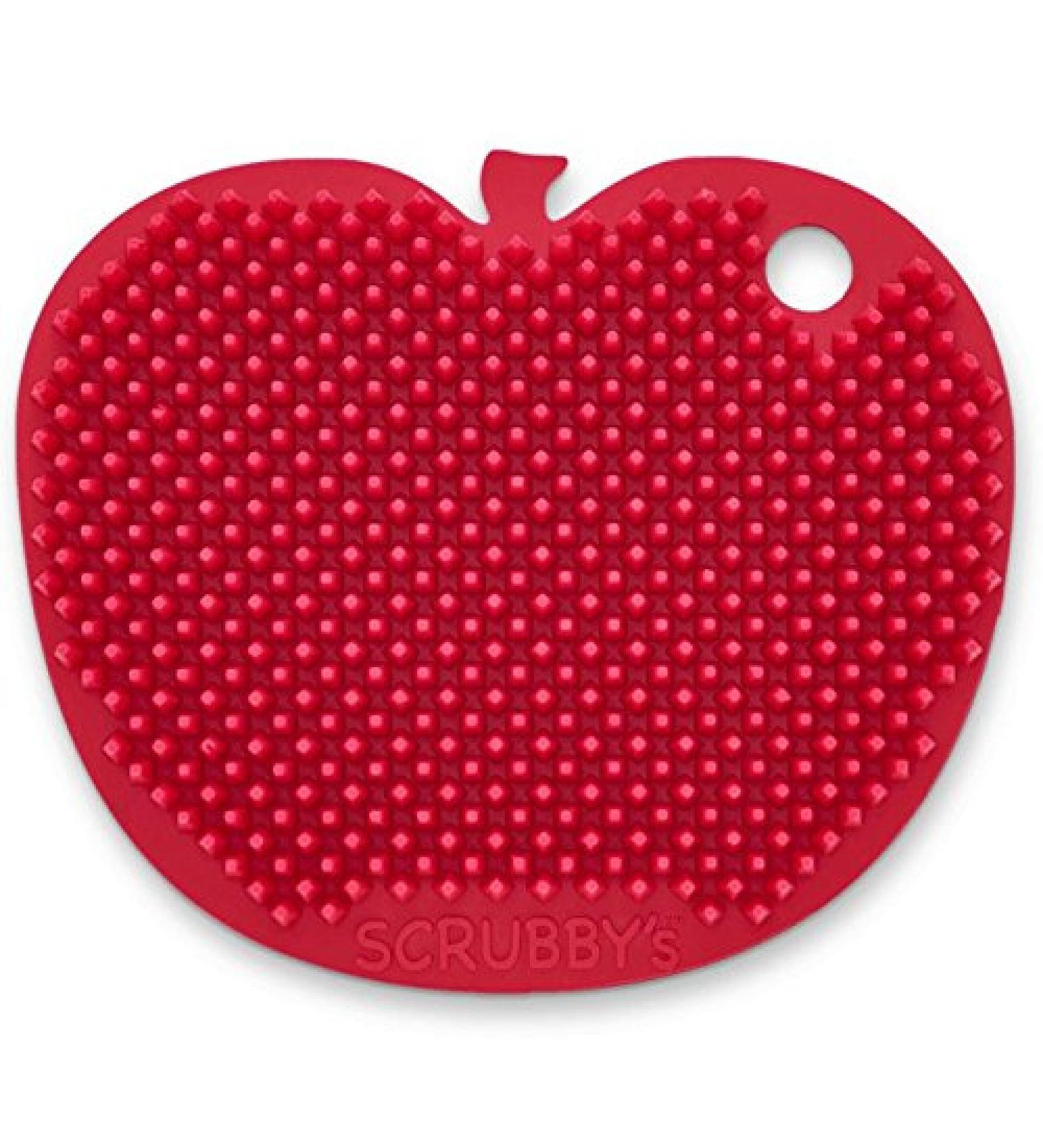 Scrubby Silicone Scrubber - Red | One Size | Eco-Friendly Kitchen Tool - Buy Online on GoSupps.com