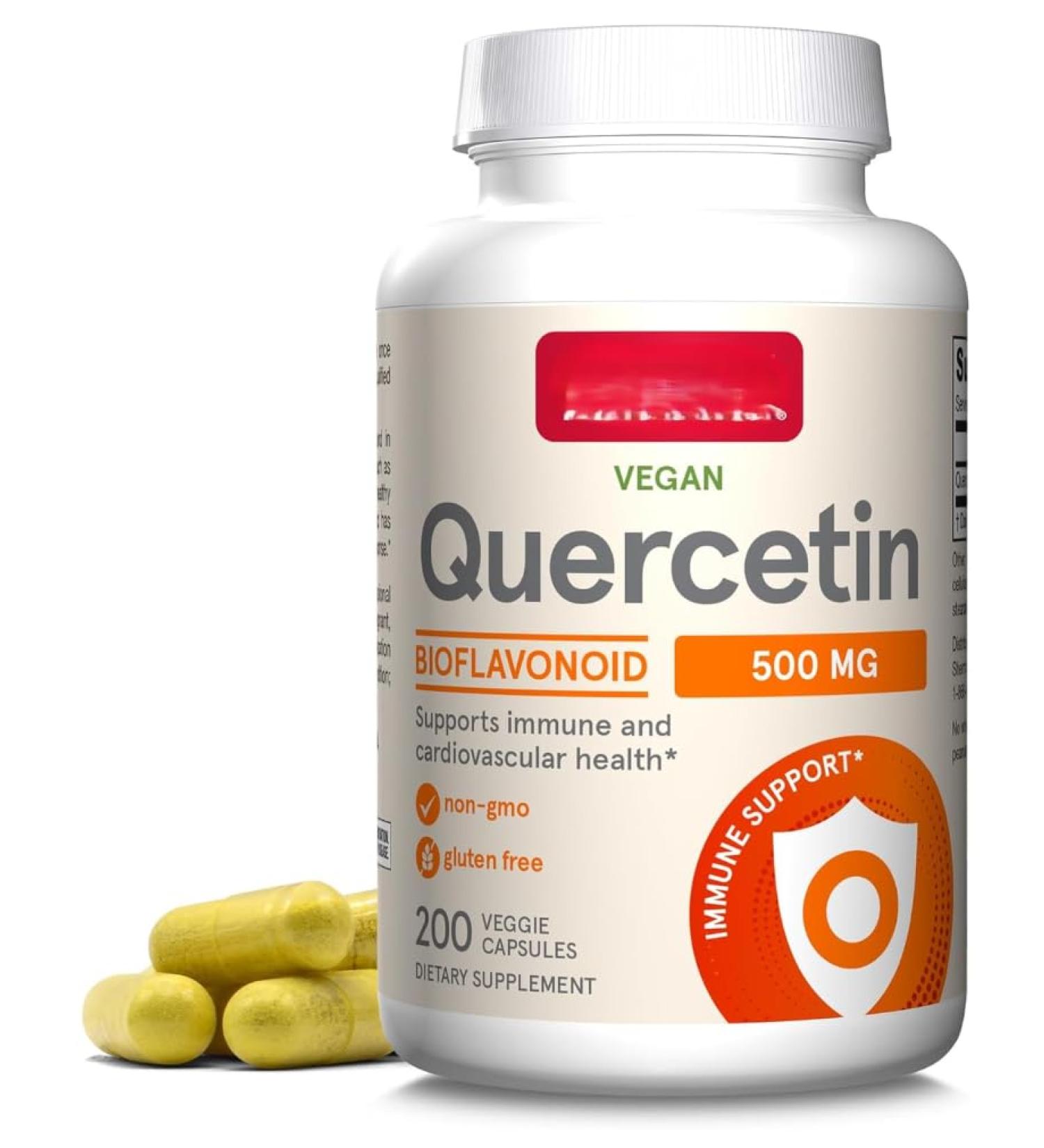 Querc tine v g talienne 500 mg par portion 200 g lules - Buy Online on GoSupps.com