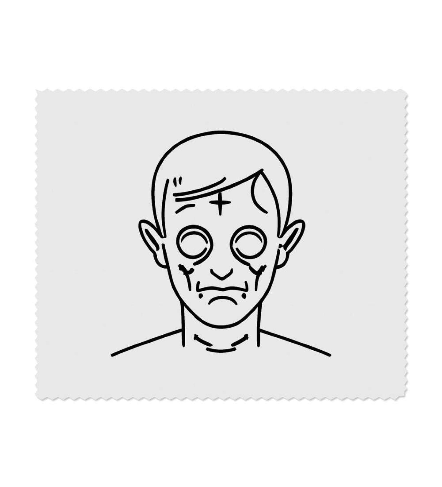 Buy 2 x Microfiber Cleaning Cloths Zombie Boy - High Absorbency & Eco-Friendly | International Shipping Available - Buy Online on GoSupps.com