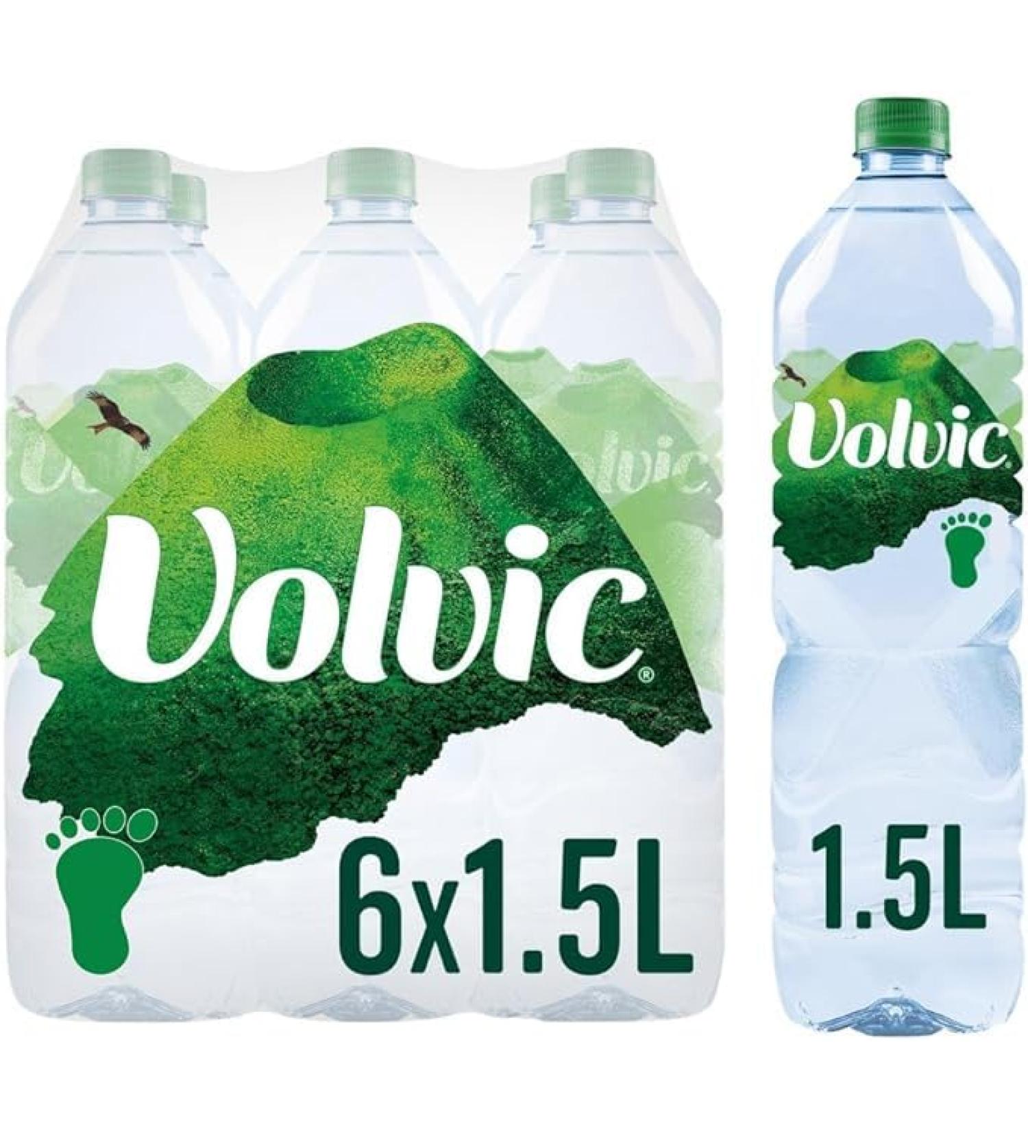 Volvic Natural Mineral Water (Volvic 6 x 1.5 L)