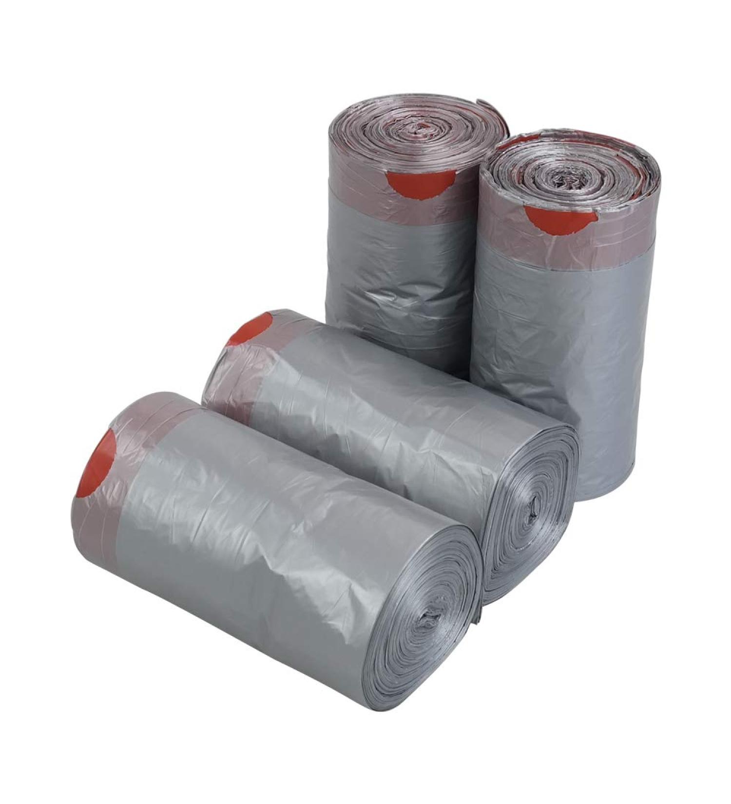 Asking Gray Drawstring Garbage Bags 1.2 Gallon Small Drawstring Garbage Bag 4 Rolls 248 Counts - Buy Online on GoSupps.com