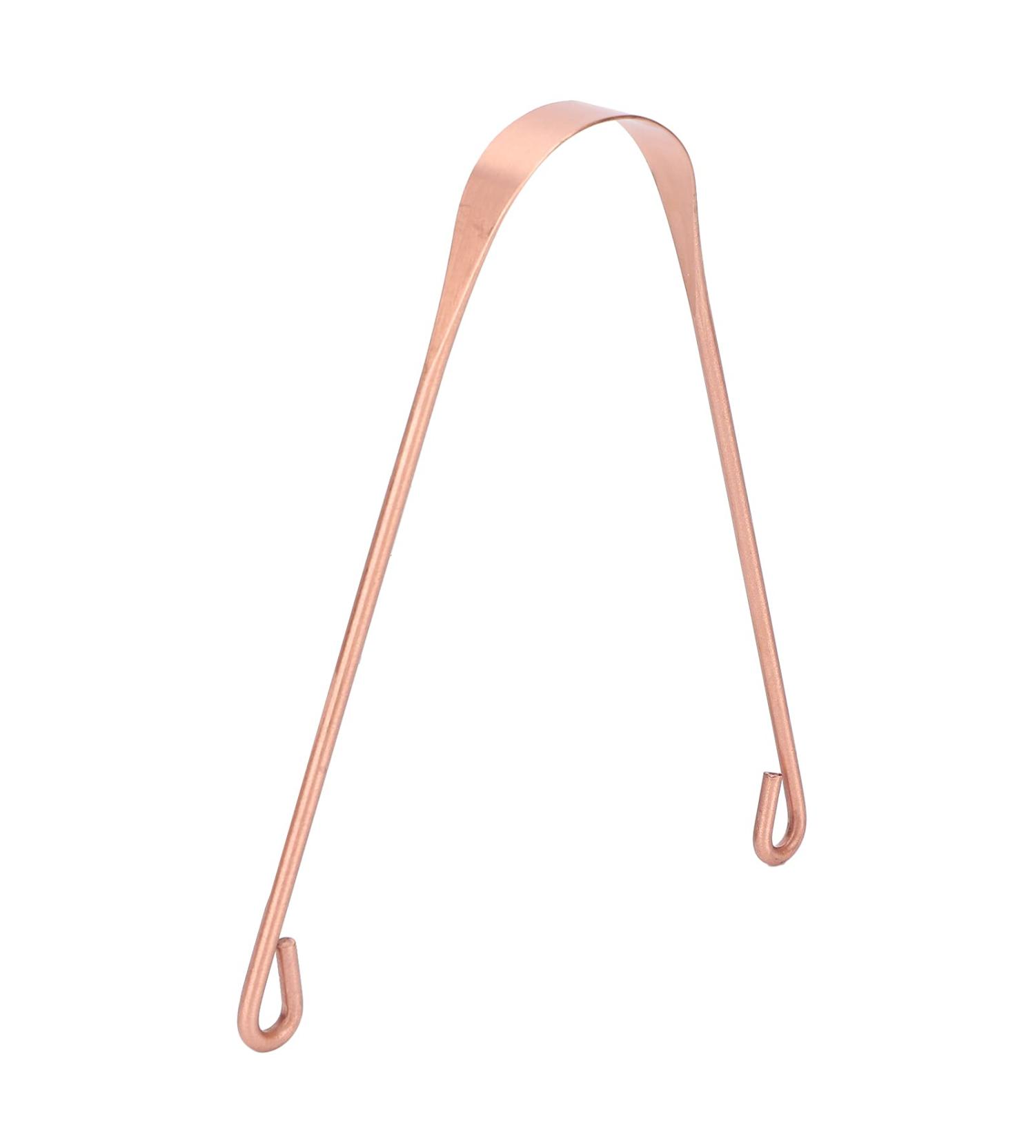 Pure Copper Tongue Scraper | Fight Bad Breath & Boost Oral Hygiene | Buy Now! - Buy Online on GoSupps.com