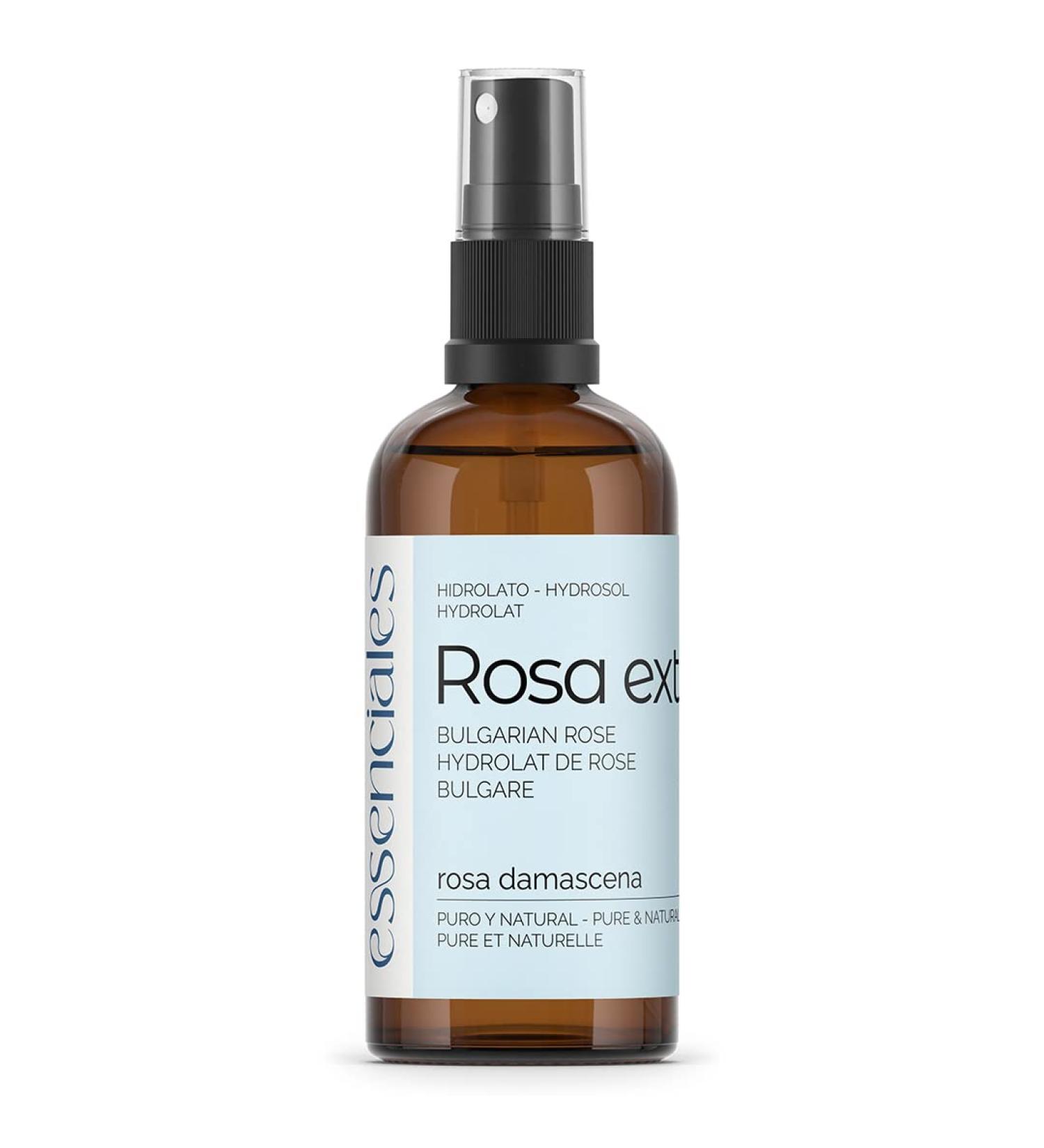  Essenciales Essenciales - Hydrolate and Extra Damask Rose Water (Rosa Damascena) Organic 100 ml | 100% Pure and Natural - Certified Organic and Ecological - Alcohol Free - Buy Online on GoSupps.com