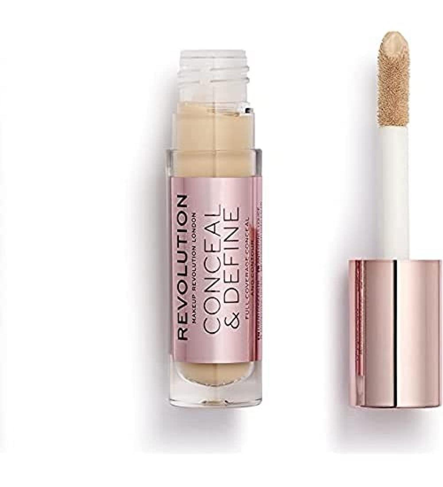 Buy Makeup Revolution Conceal & Define Concealer C5 - Full Coverage 4ml | International Shipping Available - Buy Online on GoSupps.com