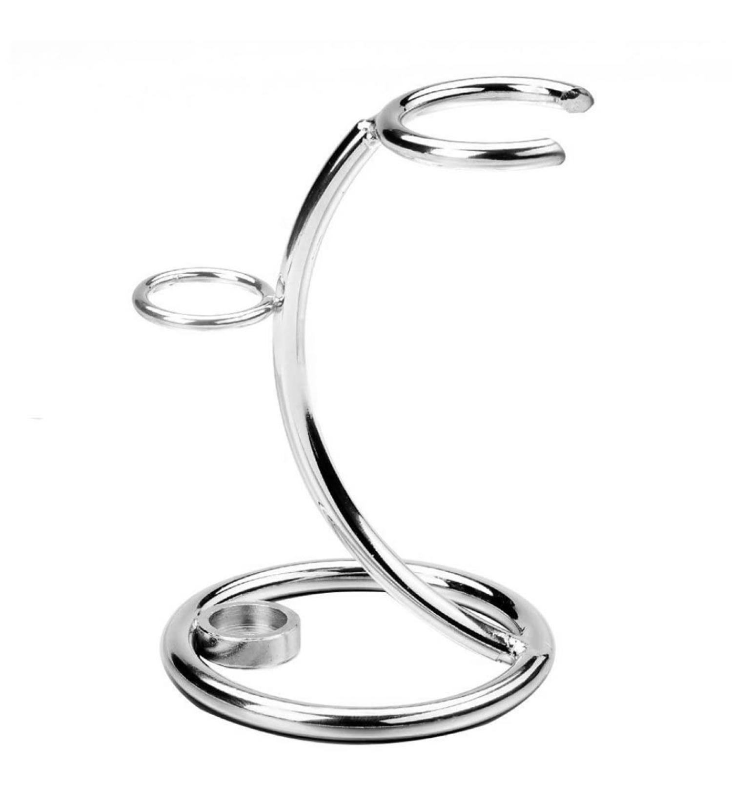 Premium Metal Shaving Razor and Brush Stand | Simple Shaving Kit Organizer for Manual Razors - Buy Online on GoSupps.com