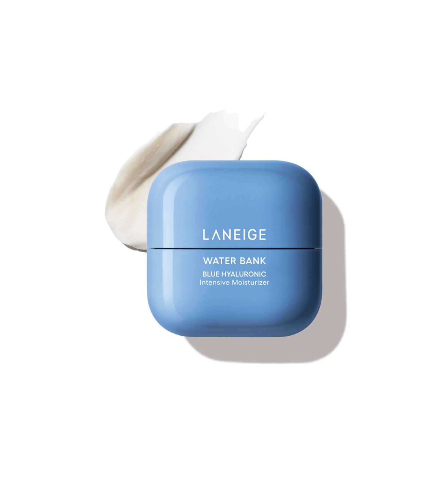 LANEIGE Water Bank Blue Hyaluronic Intensive Moisturizer: Hydrating Face Cream for Extra Dry Skin with Squalane & Peptide for Skin Barrier Support Dermatologist-Tested 1.6 Fl. Oz. / 50 ml - Buy Online on GoSupps.com