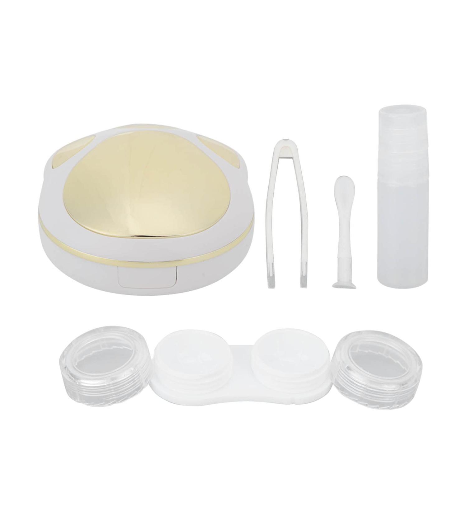 Pasam Cartoon Style Contact Lens Container - Travel-Friendly Plastic Case for Individual Use - Gold - Buy Online on GoSupps.com