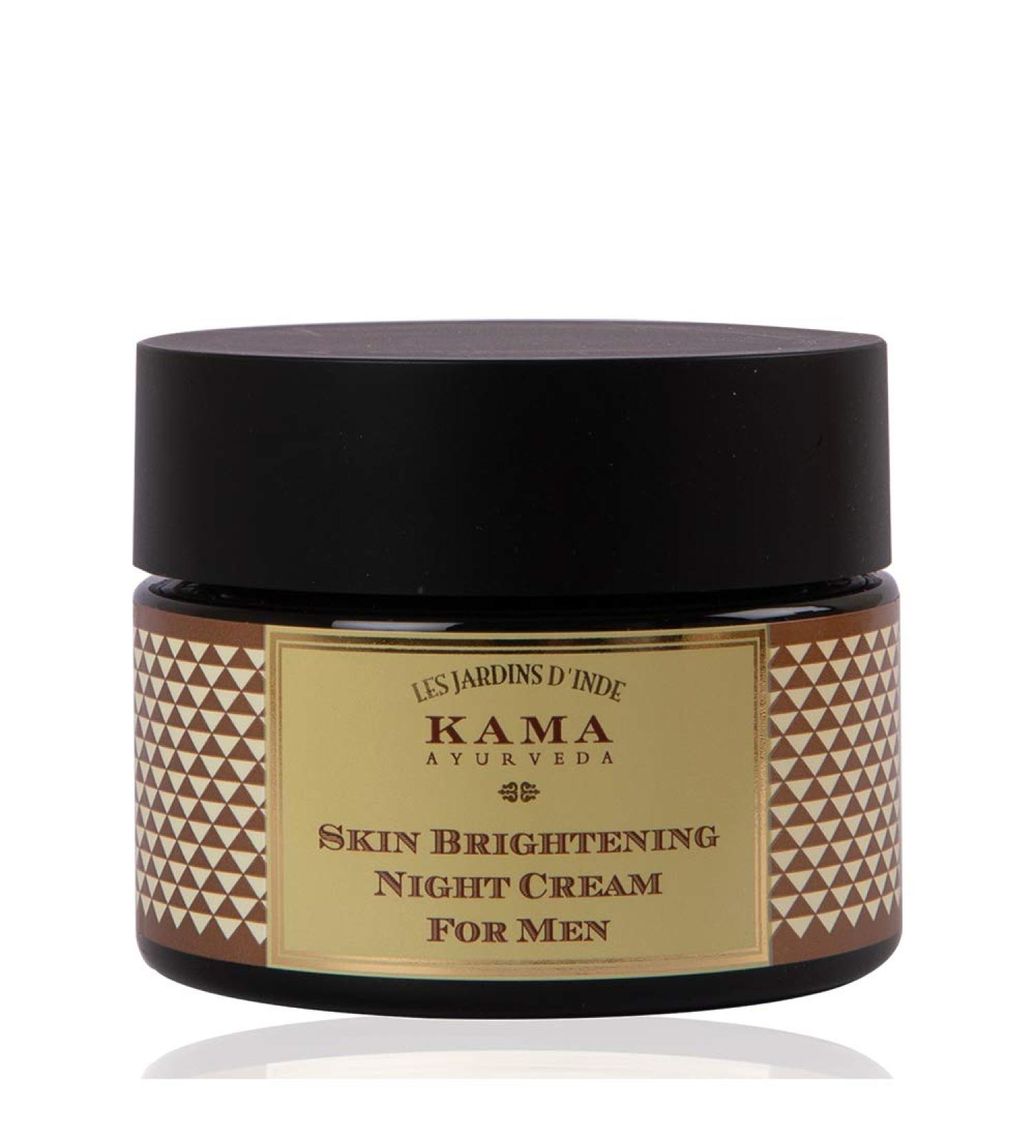 Kama Ayurveda Skin Brightening Night Cream for Men 50g - Buy Online on GoSupps.com