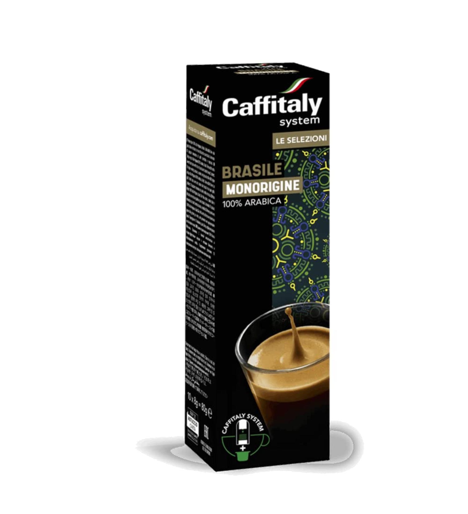 Caffitaly Ecaffe Brasile Alta Mogiana Coffee 10 Count