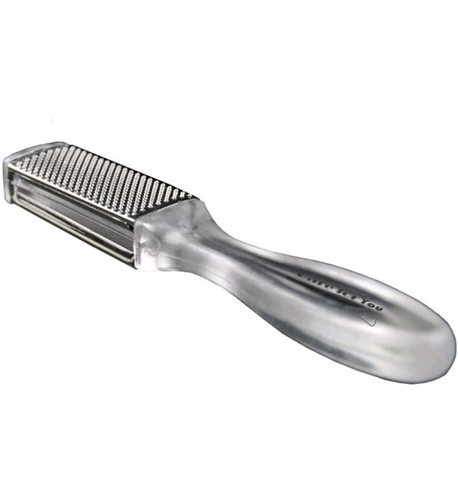 Careforyou Foot Riper - 2-Sided Metal Pedicure Tool for Safe Removal of Dead Skin & Calluses - Buy Online on GoSupps.com