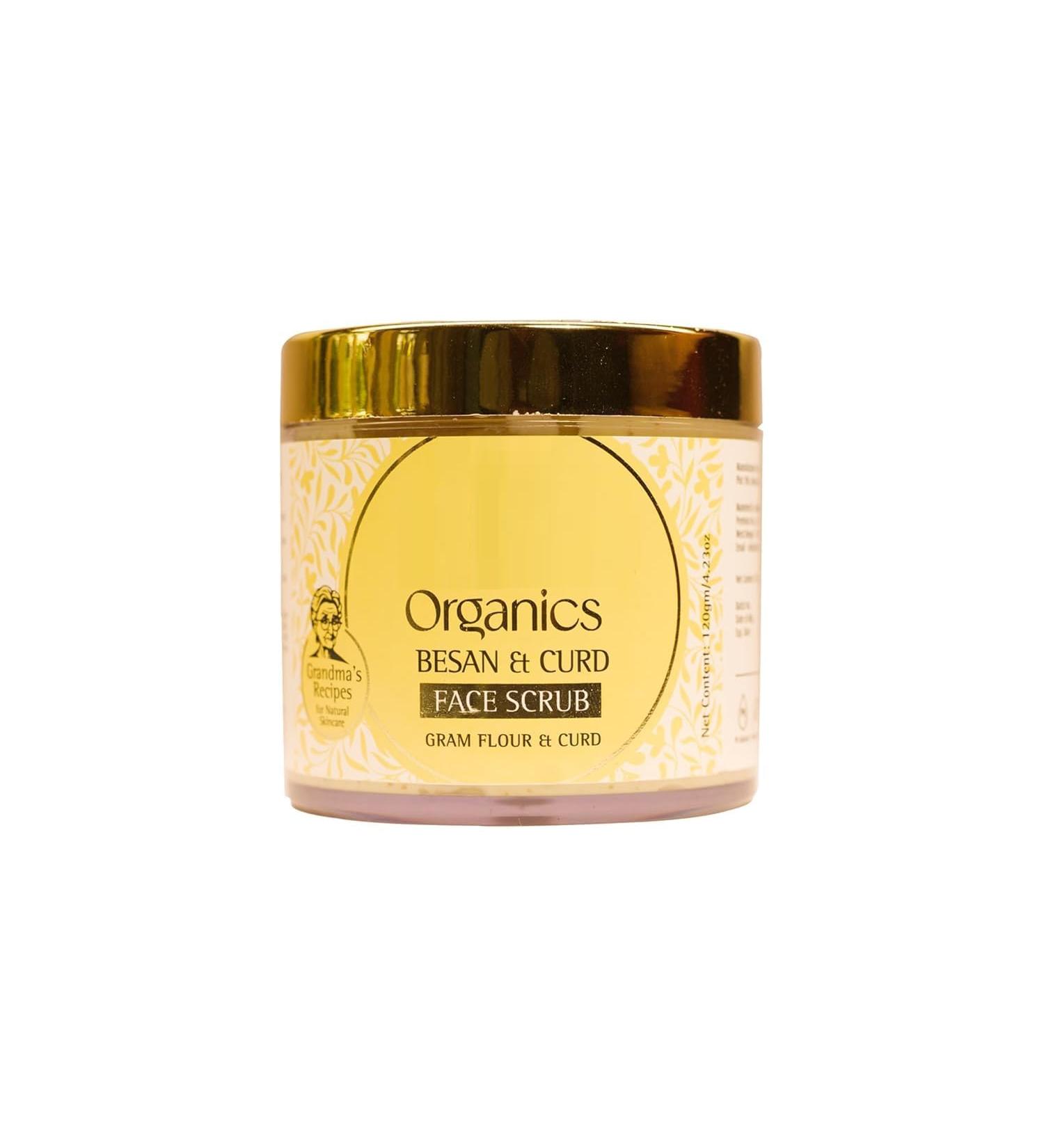 4.05 fl oz (120 ml) Besan & Curd Tan Removal And Skin Brightening Face Pack | For Men & Women | Face Pack For All skin Type - Buy Online on GoSupps.com