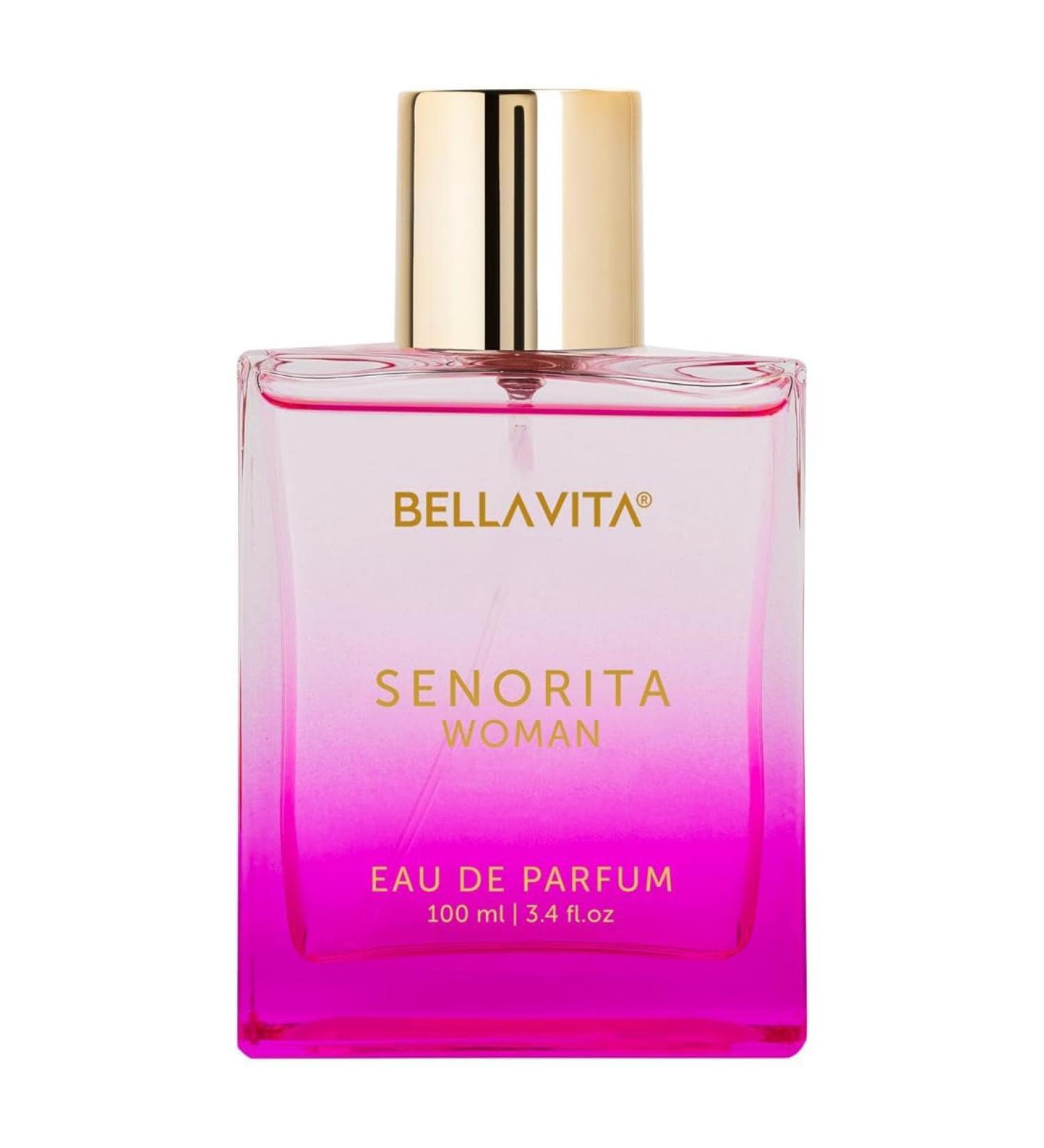Bella_Vita Luxury Senorita Woman Eau De Parfum Perfume with Yuzu Lotus Magnolia Musk|Premium Long Lasting Floral Fruity Fragrance for Women 100ML - Buy Online on GoSupps.com