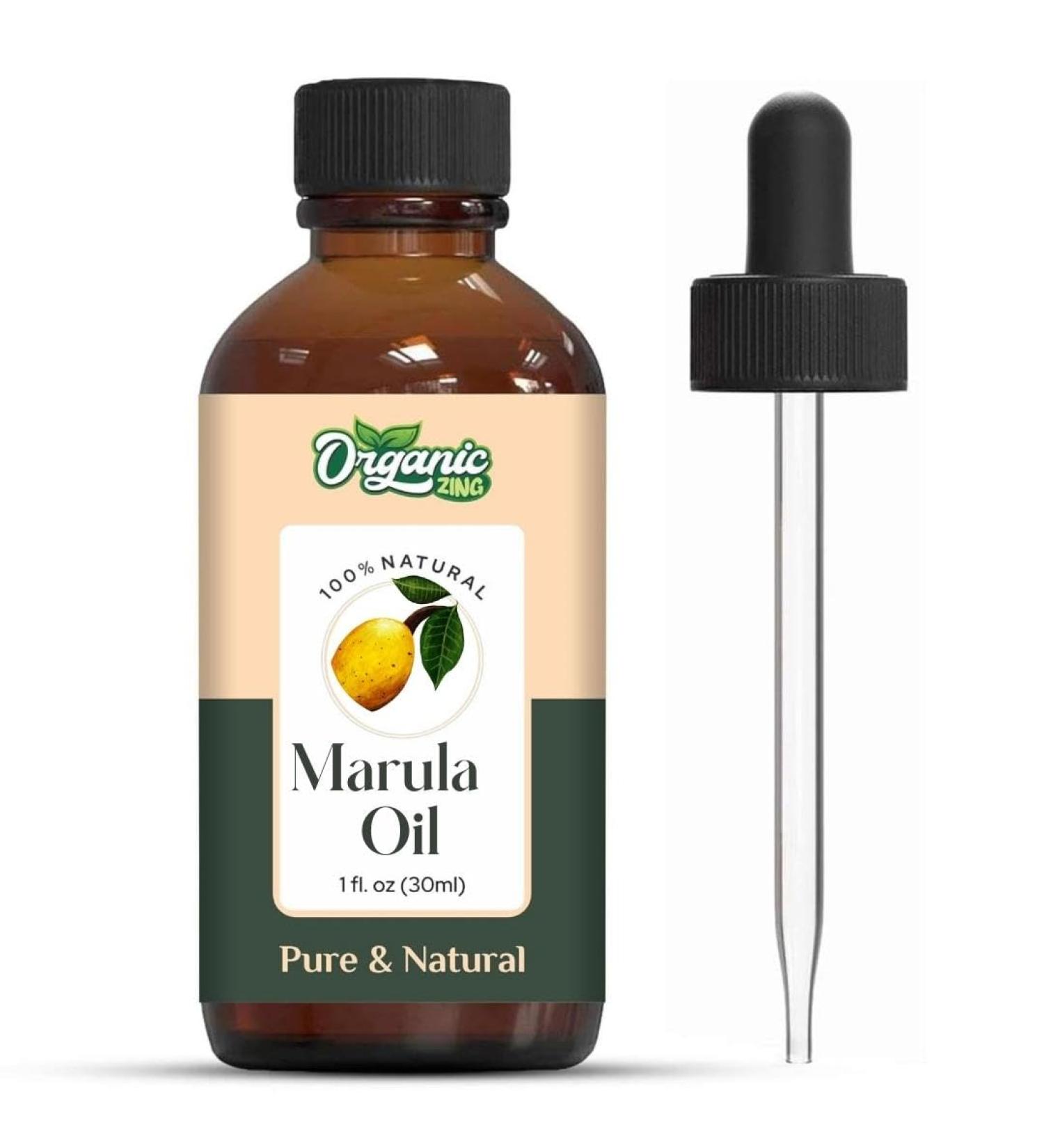 Organic Zing Marula (Sclerocarya birrea) Oil Pure & Natural for Skin Face Hair Care Aromatherapy Diffuser Conditioner - 30ml/1.01fl oz - Buy Online on GoSupps.com