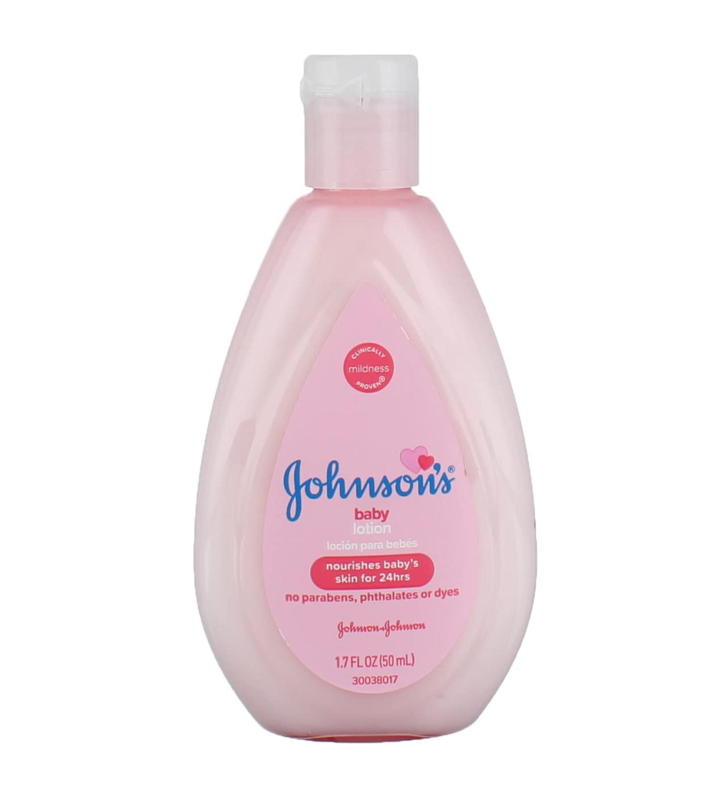 â€œJohnsonâ€™s Baby Lotion 1.7 fl oz (50 ml) - Moisturizing & Gentle Care for Infantsâ€‌ - Buy Online on GoSupps.com