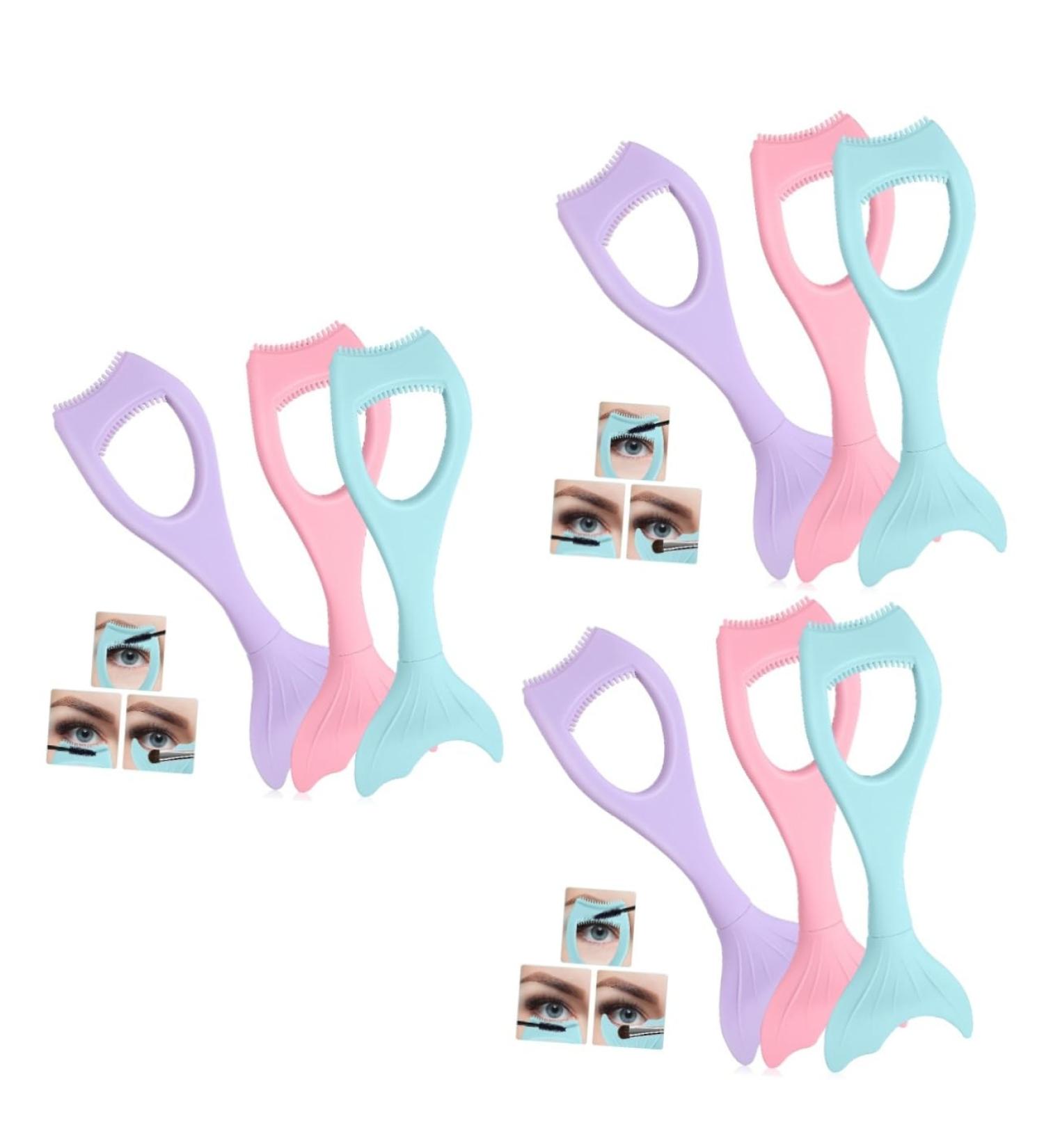 Ipetboom 9 Pcs Eyeliner Auxiliary Artifact Mascara Guard Lash Tool Eyelash Mascara Shield Protection Mermaid mediumx3pcs - Buy Online on GoSupps.com