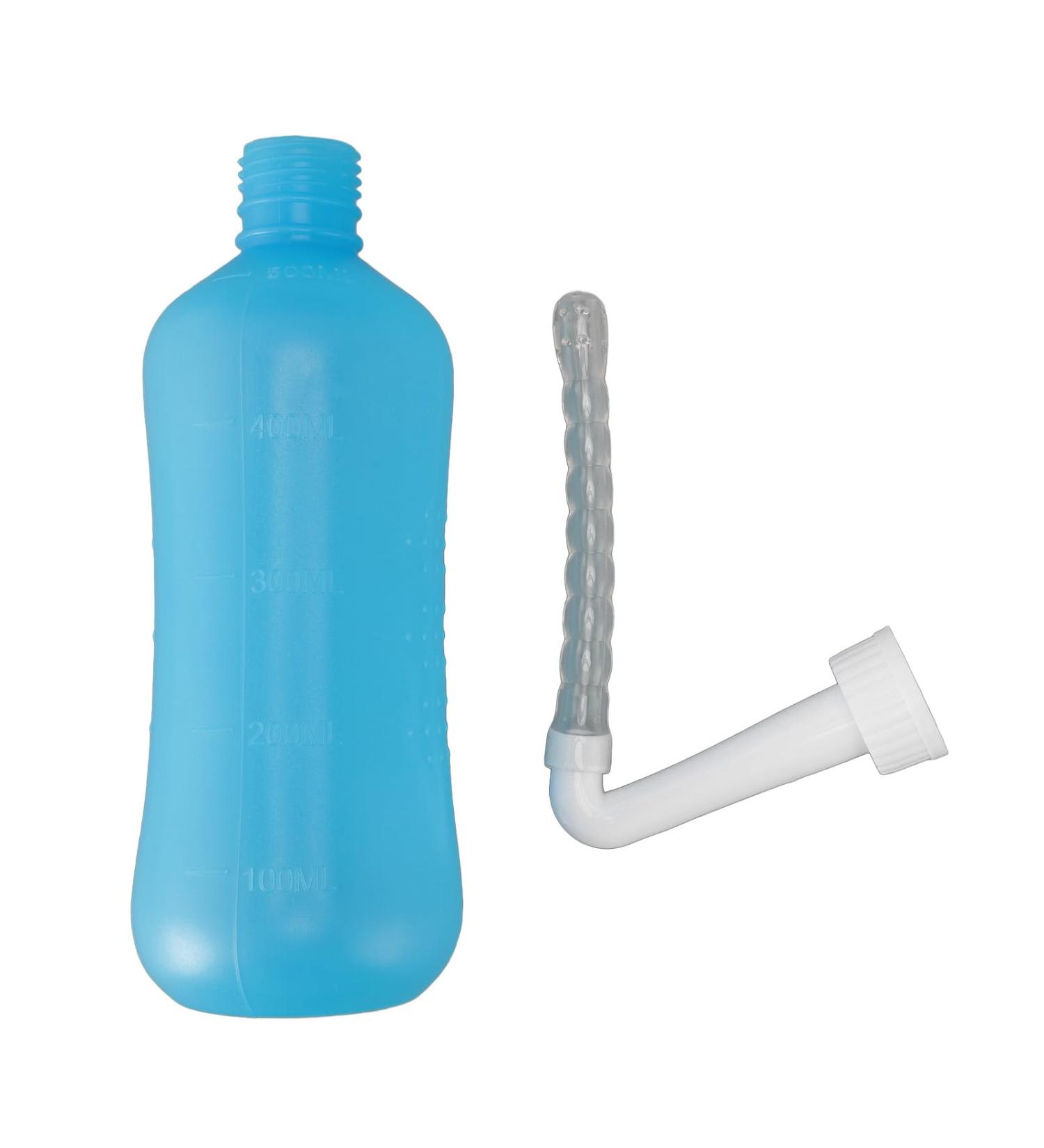 Nasal Wash Bottle Silicone ABS Manual Nose Wash Cleaner Large Capacity Standardized Family Friendly Usage (500ML Blue) 500ML Blue 500ML Blue - Buy Online on GoSupps.com