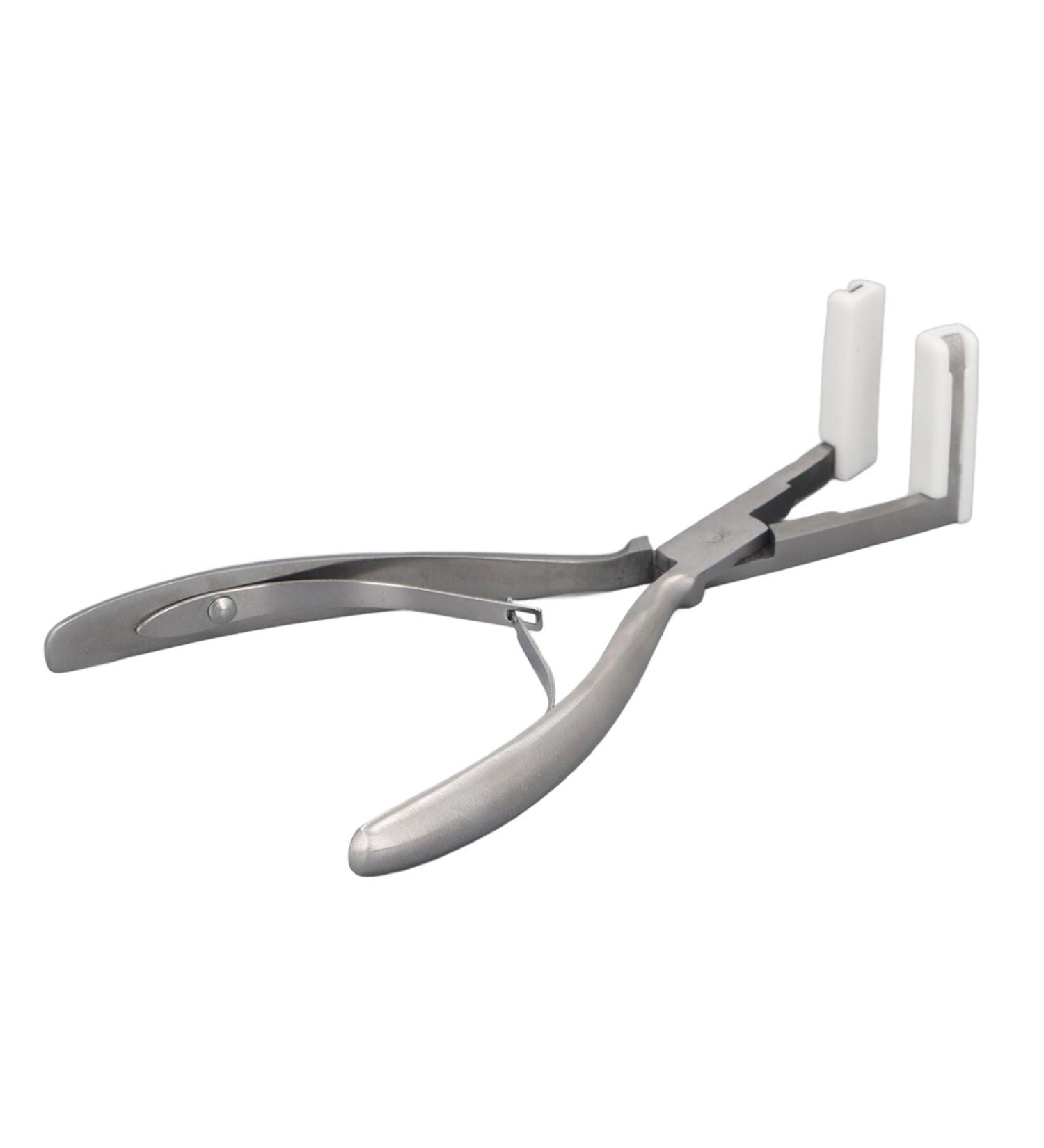 Tape in Hair Extensions Plier Hair Extensions Plier Silvery Stainless Steel Flat Surface Sealing Hair Extension Tools for Women Hair Extension Tools - Buy Online on GoSupps.com