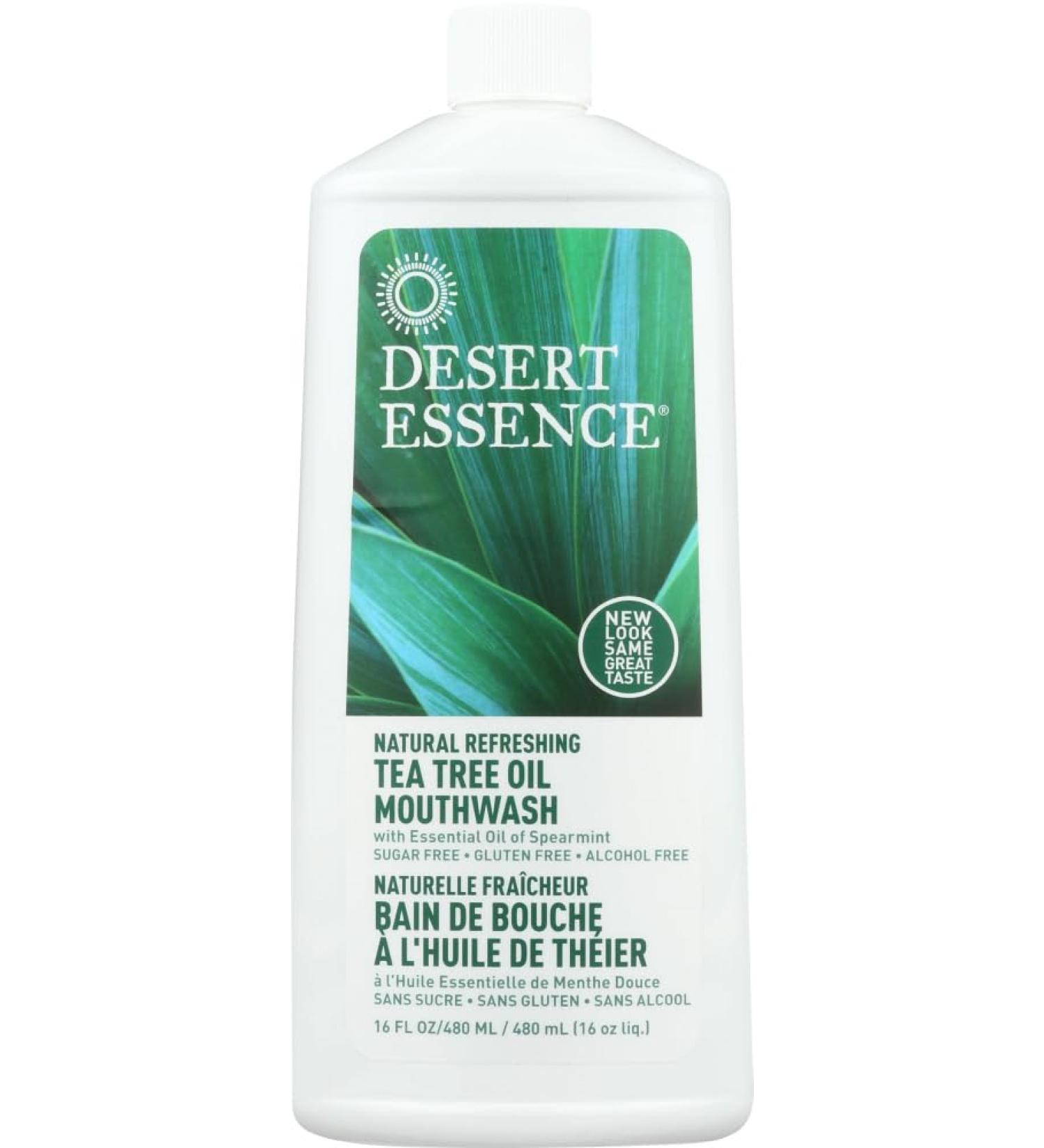 Desert Essence Mouthwash Ttree Alc Free - Buy Online on GoSupps.com